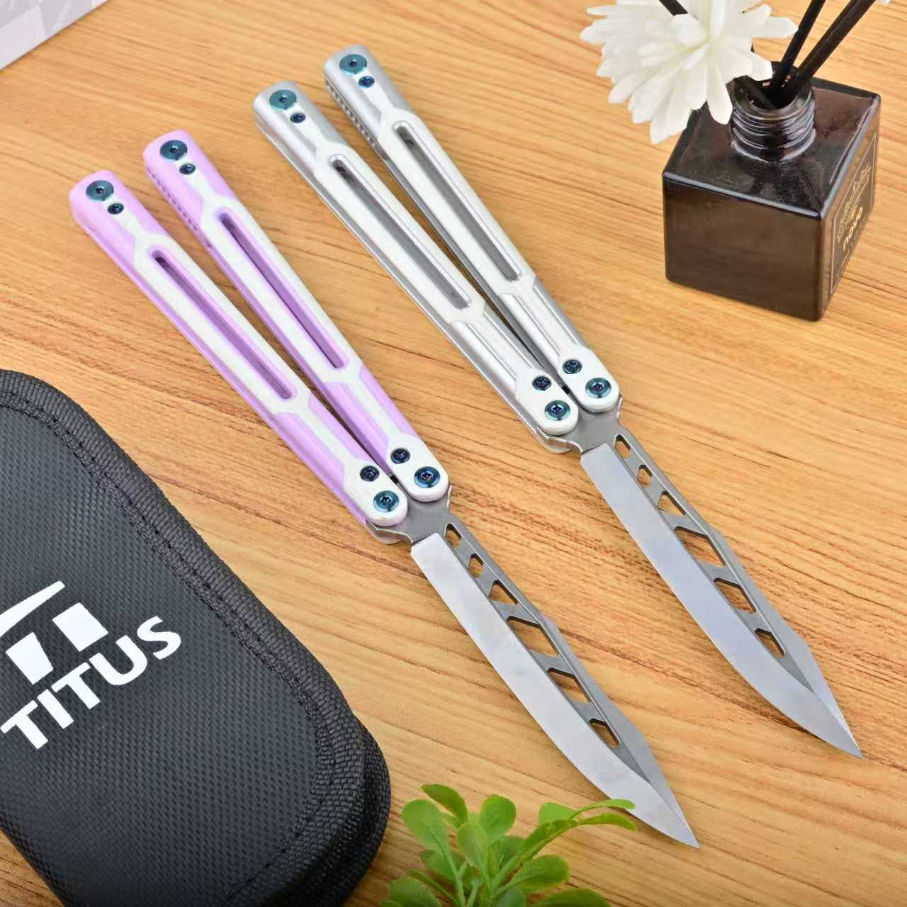 Titus Cygnus Balisong Clone G10+7075 Aluminum