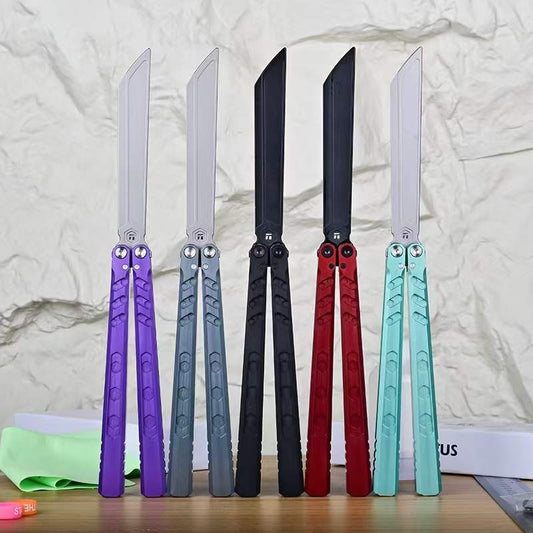 Titus Hex Balisong Clone 7075 Aluminum Handle Bushings System