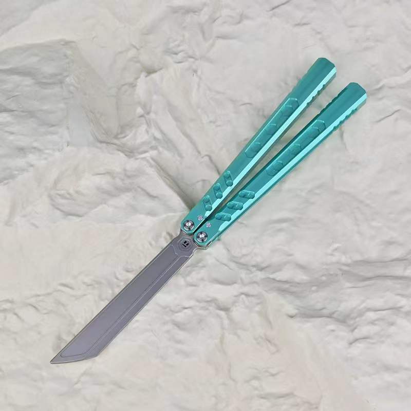 Titus Hex Balisong Clone 7075 Aluminum Handle Bushings System