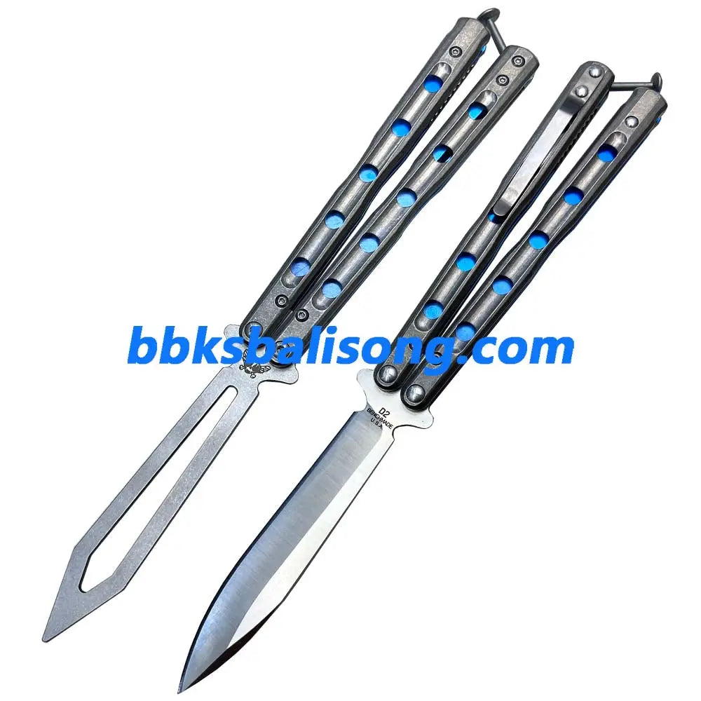 Theone Benchmade 51 (BM51) V6 Balisong Clone Titanium Handle Bushing System