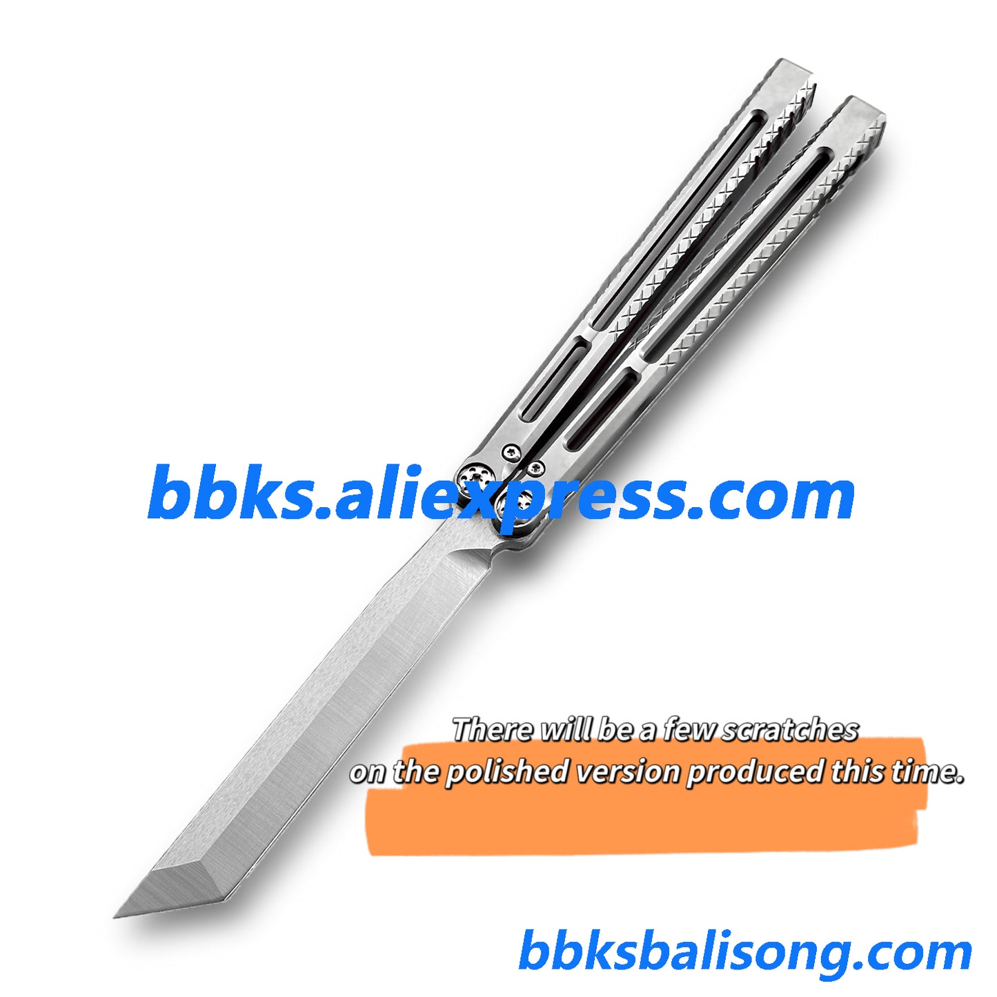 BaliX Telesto Clone Balisong Titanium Handle