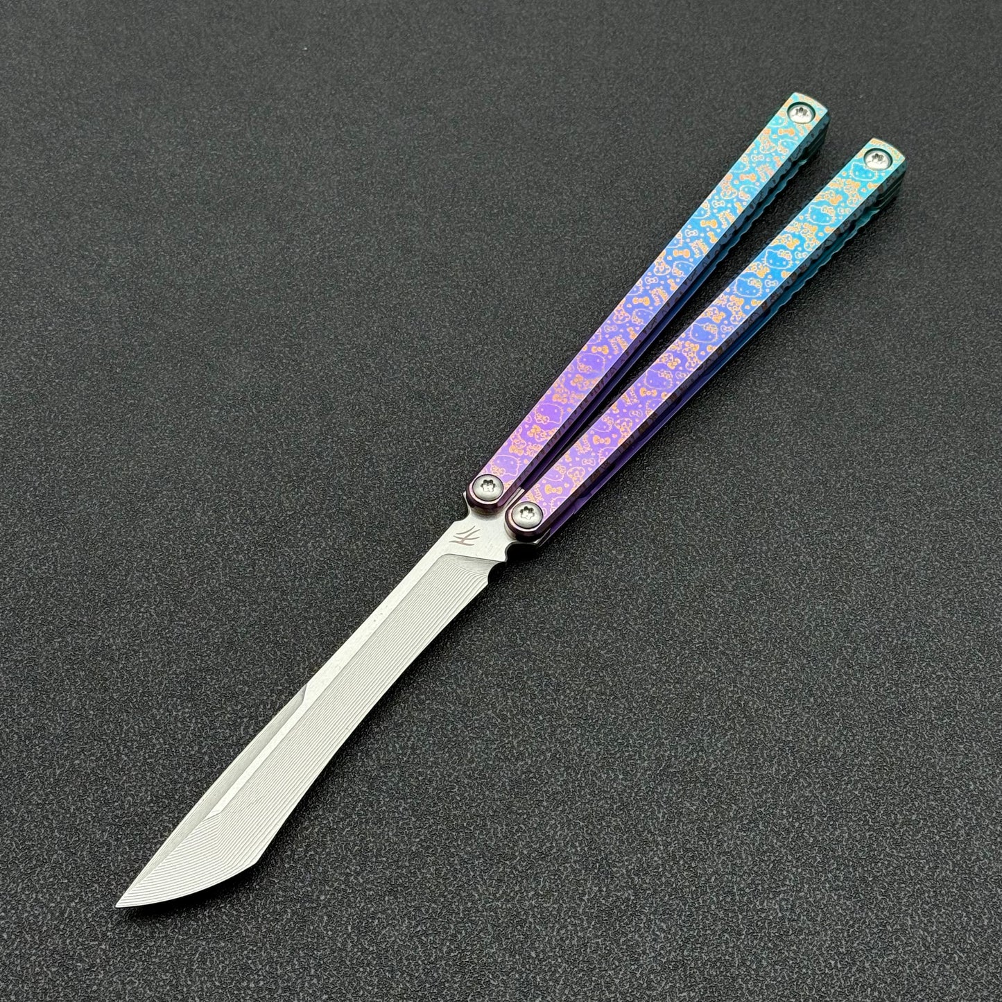Baliplus Gaboon Balisong Clone Titanium Handle