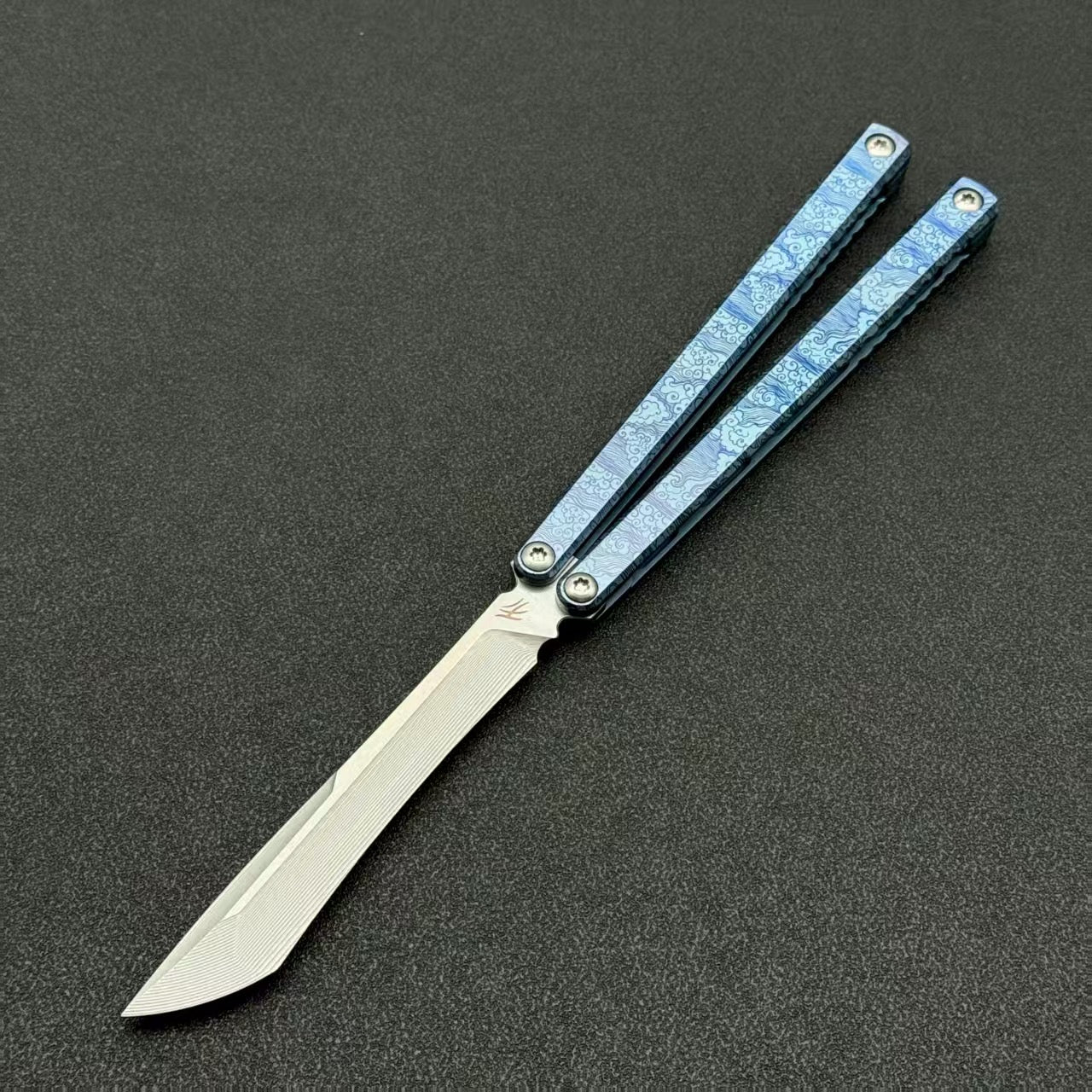 Baliplus Gaboon Balisong Clone Titanium Handle