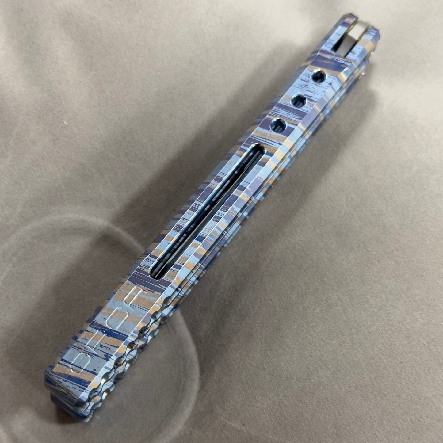 AKD Orca V1 Balisong Clone Titanium Handle
