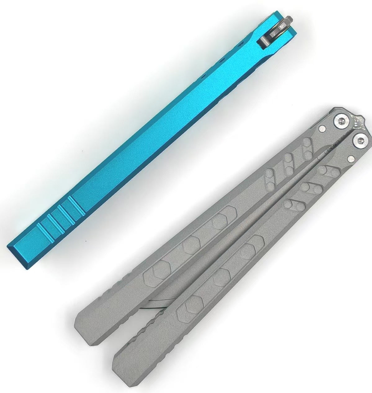 Cold Blade Hex Balisong Clone 7075 Aluminum Bushings System