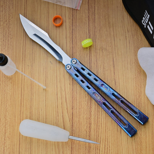 Titus Echo Original Balisong Titanium Handle