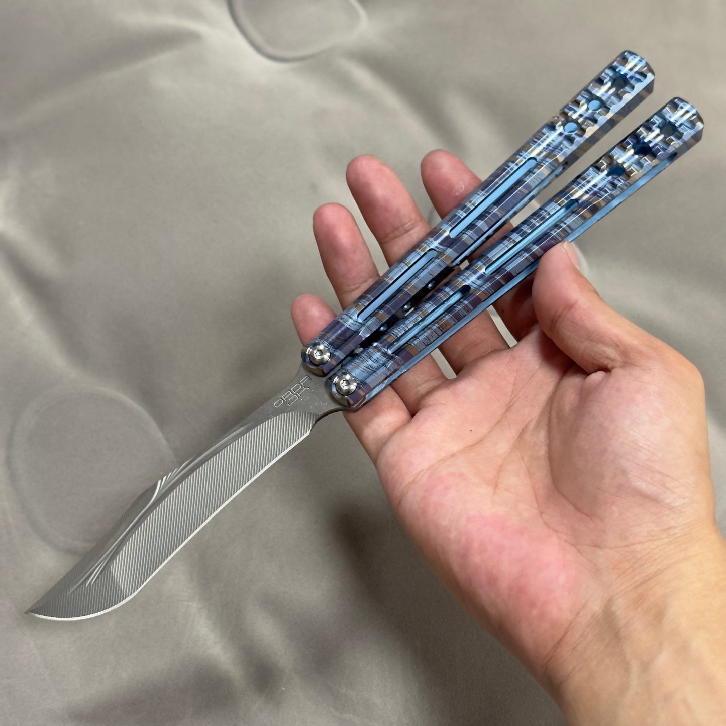 AKD Orca V1 Balisong Clone Titanium Handle