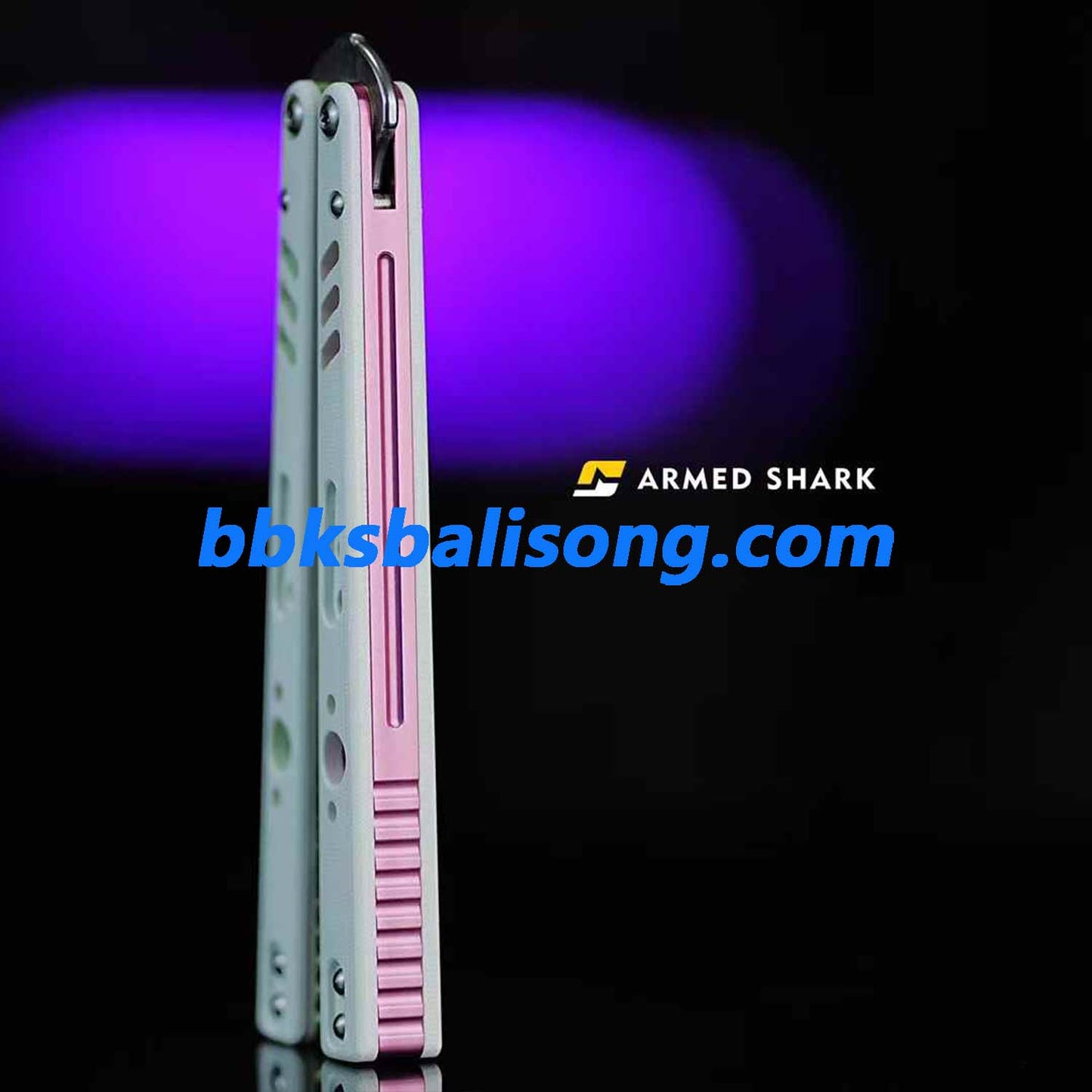 ARMED SHARK Aluminum Channel Replicant V2 Balisong Clone