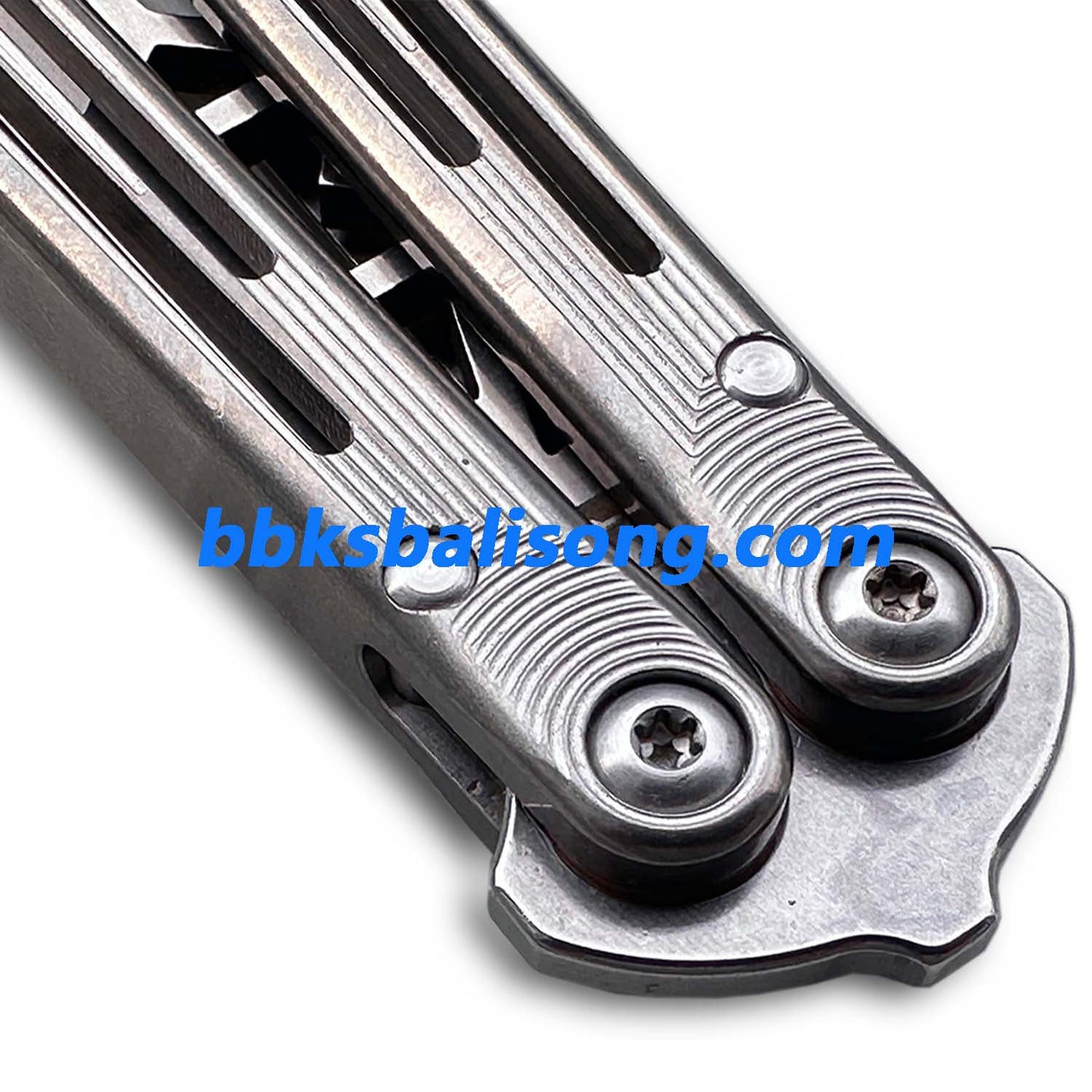 ARMED SHARK Gold Dust Replicant Balisong Clone Titanium Handle