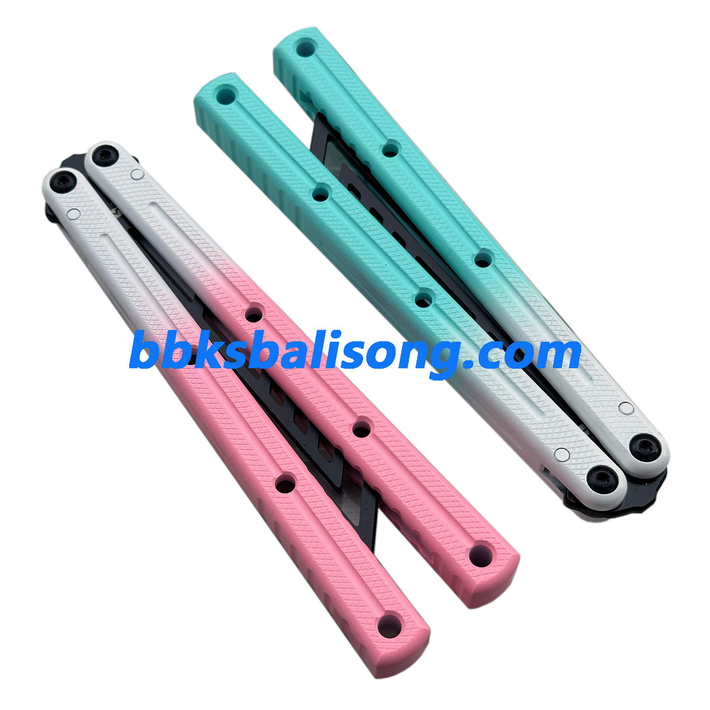 ARMED SHARK Krake Raken (Kraken) V3 Balisong Clone 7075 Aluminum Handle