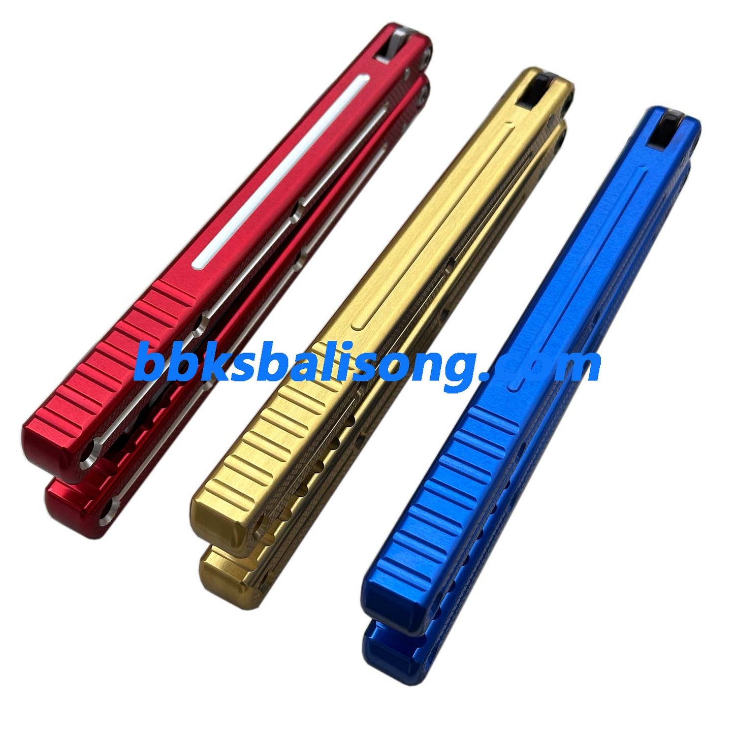 ARMED SHARK Krake Raken (Kraken) V3 Balisong Clone 7075 Aluminum Handle