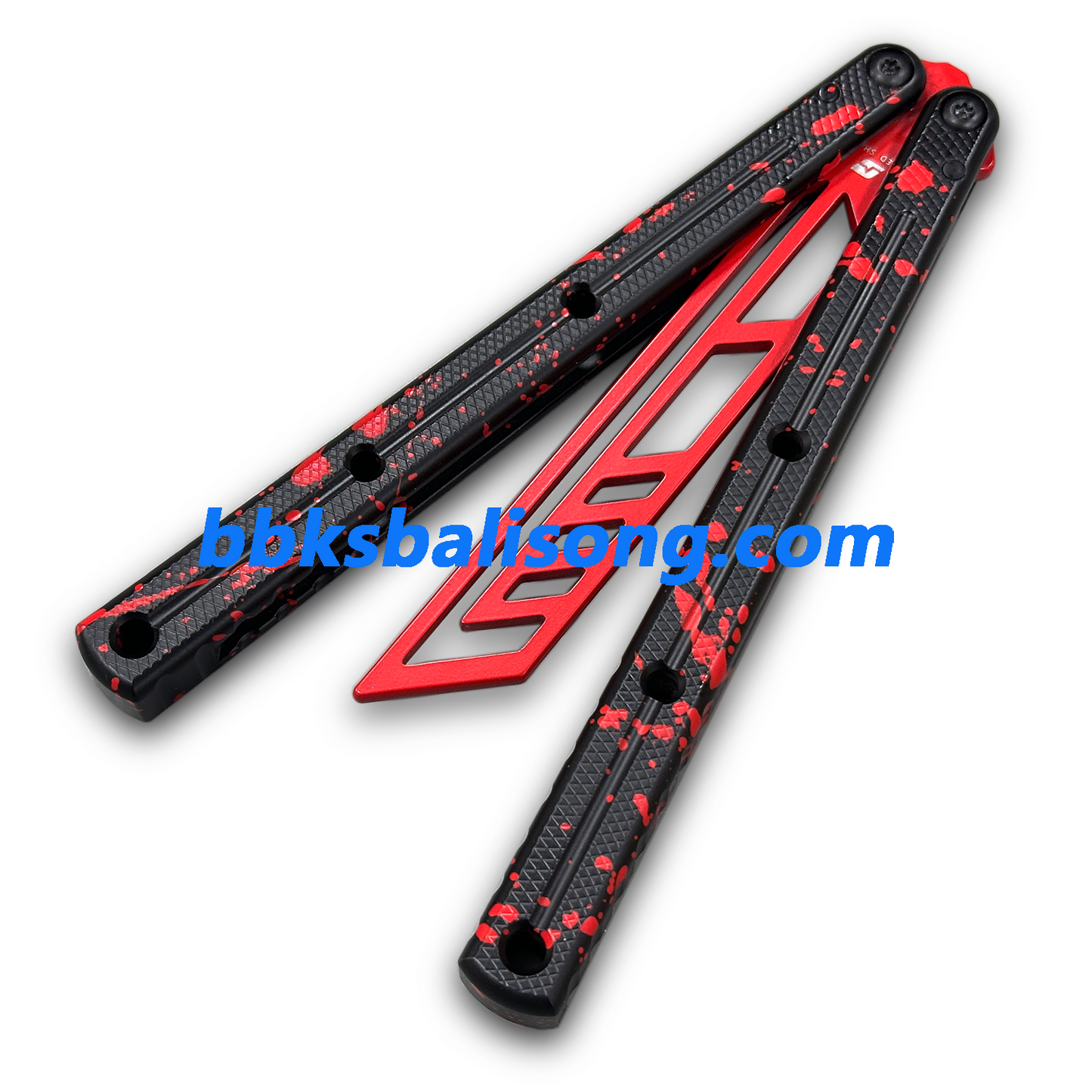 ARMED SHARK Krake Raken (Kraken) V3 Balisong Clone 7075 Aluminum Handle