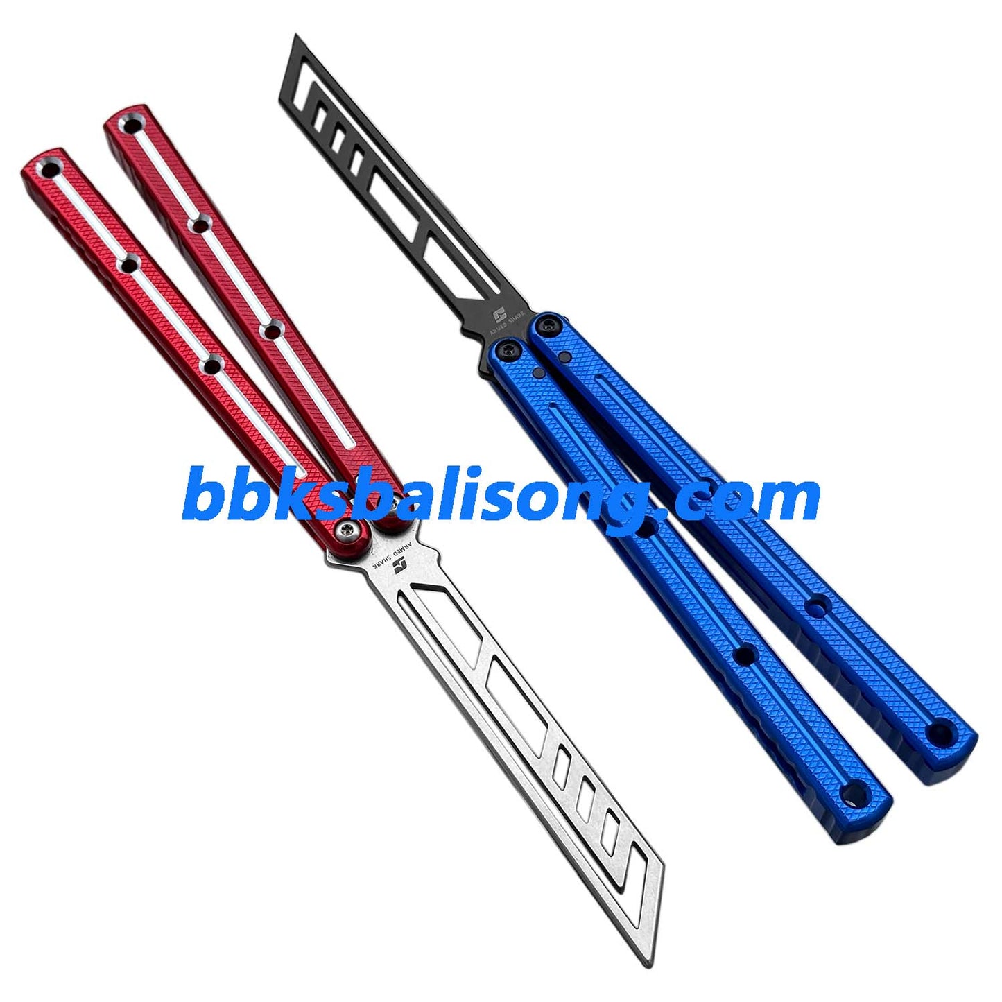 ARMED SHARK Krake Raken (Kraken) V3 Balisong Clone 7075 Aluminum Handle