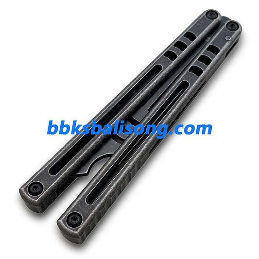ARMED SHARK Madko Balisong Trainer Clone Titanium Handle