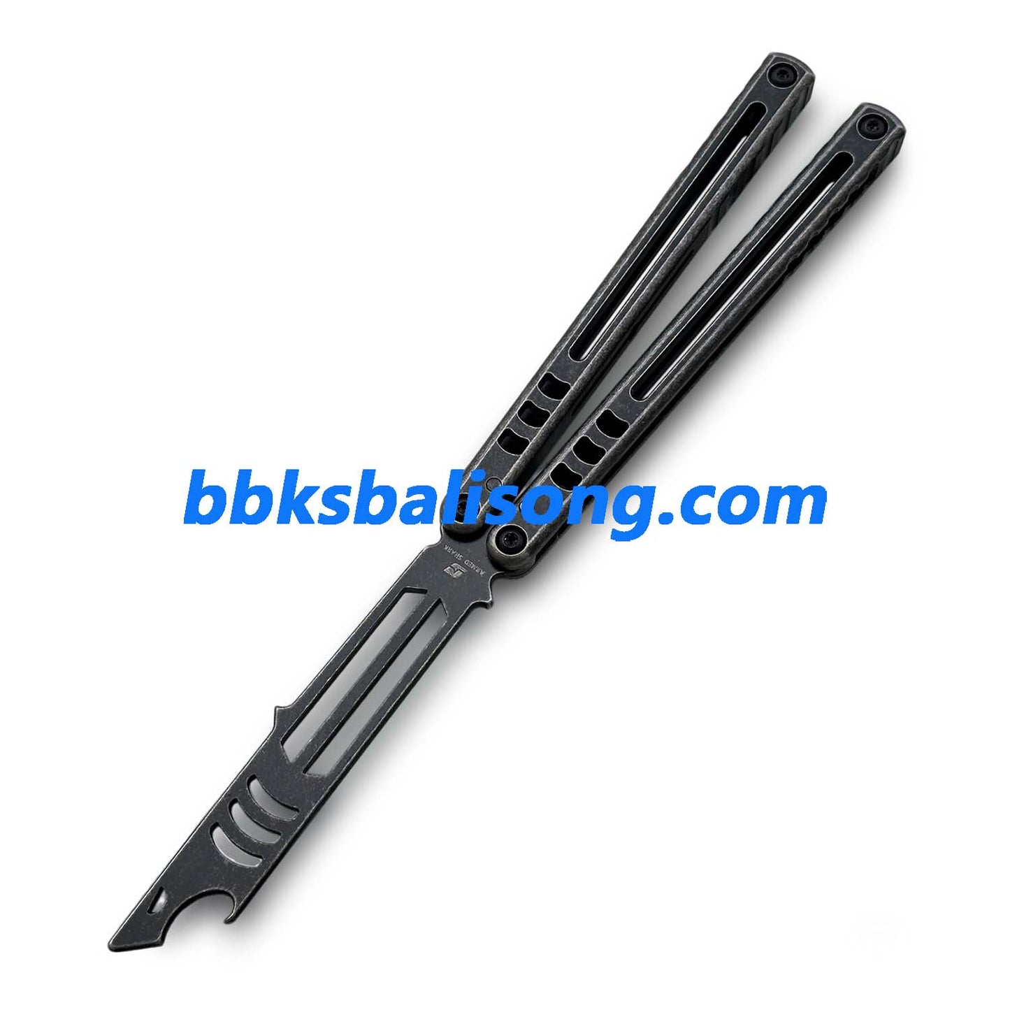 ARMED SHARK Madko Balisong Trainer Clone Titanium Handle