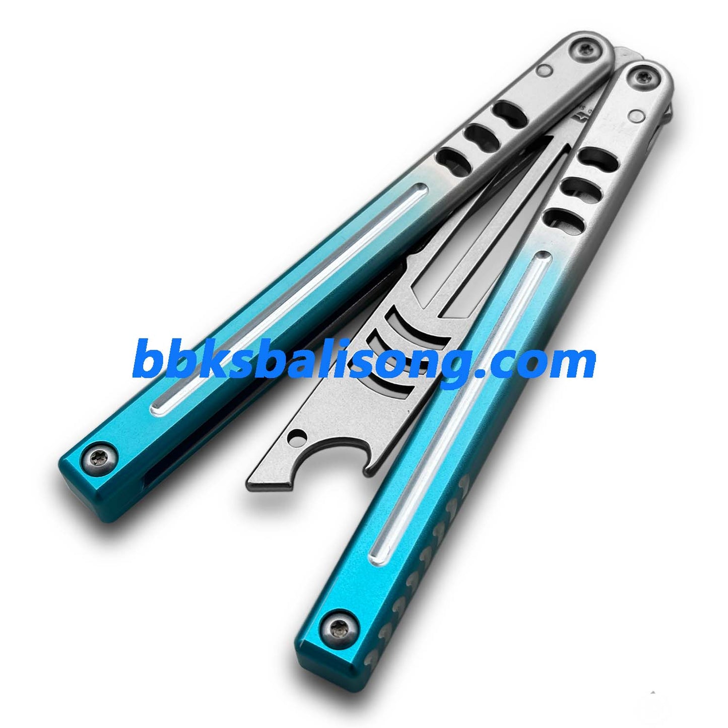 ARMED SHARK Mako V5 Balisong Clone Bottle Opener 6061 Aluminum