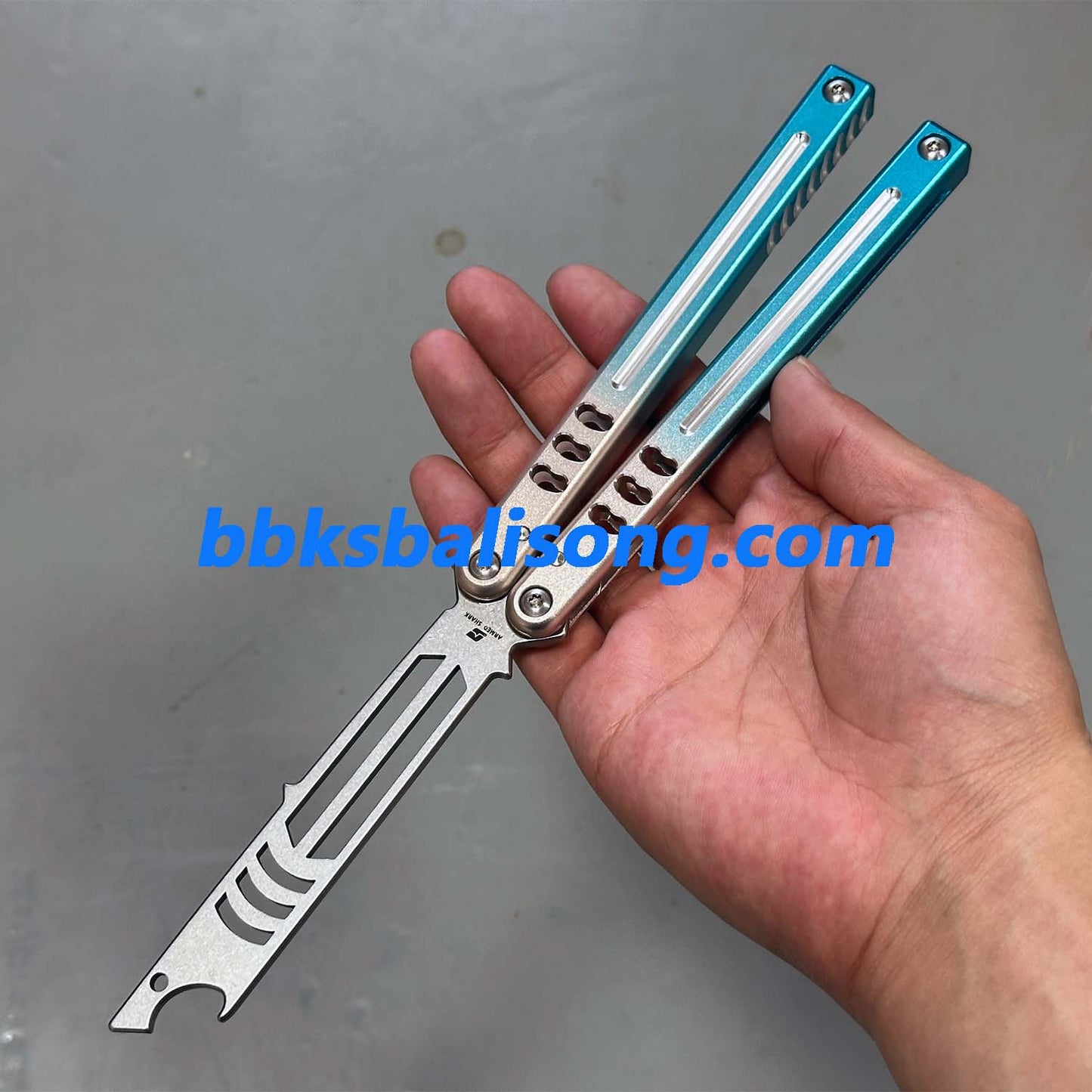 ARMED SHARK Mako V5 Balisong Clone Bottle Opener 6061 Aluminum