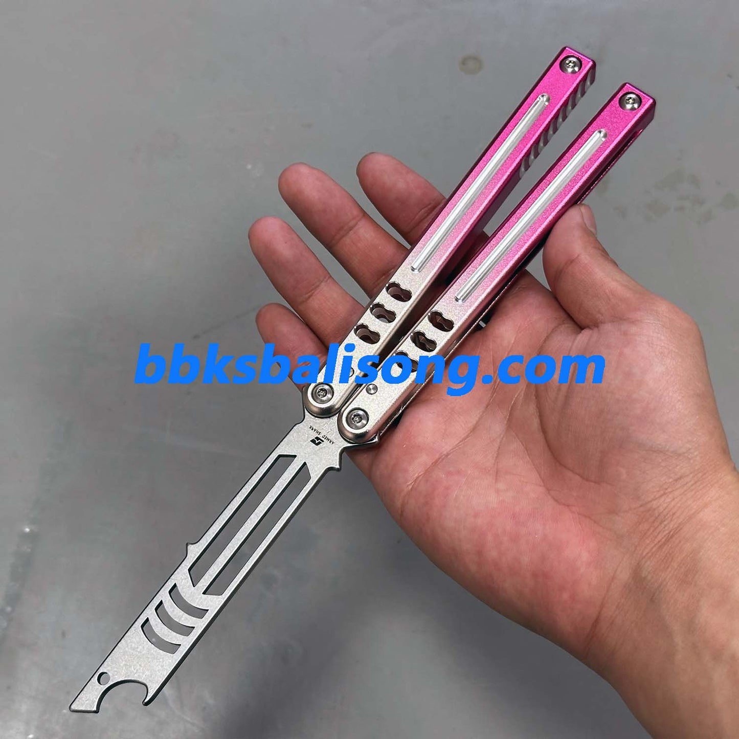 ARMED SHARK Mako V5 Balisong Clone Bottle Opener 6061 Aluminum