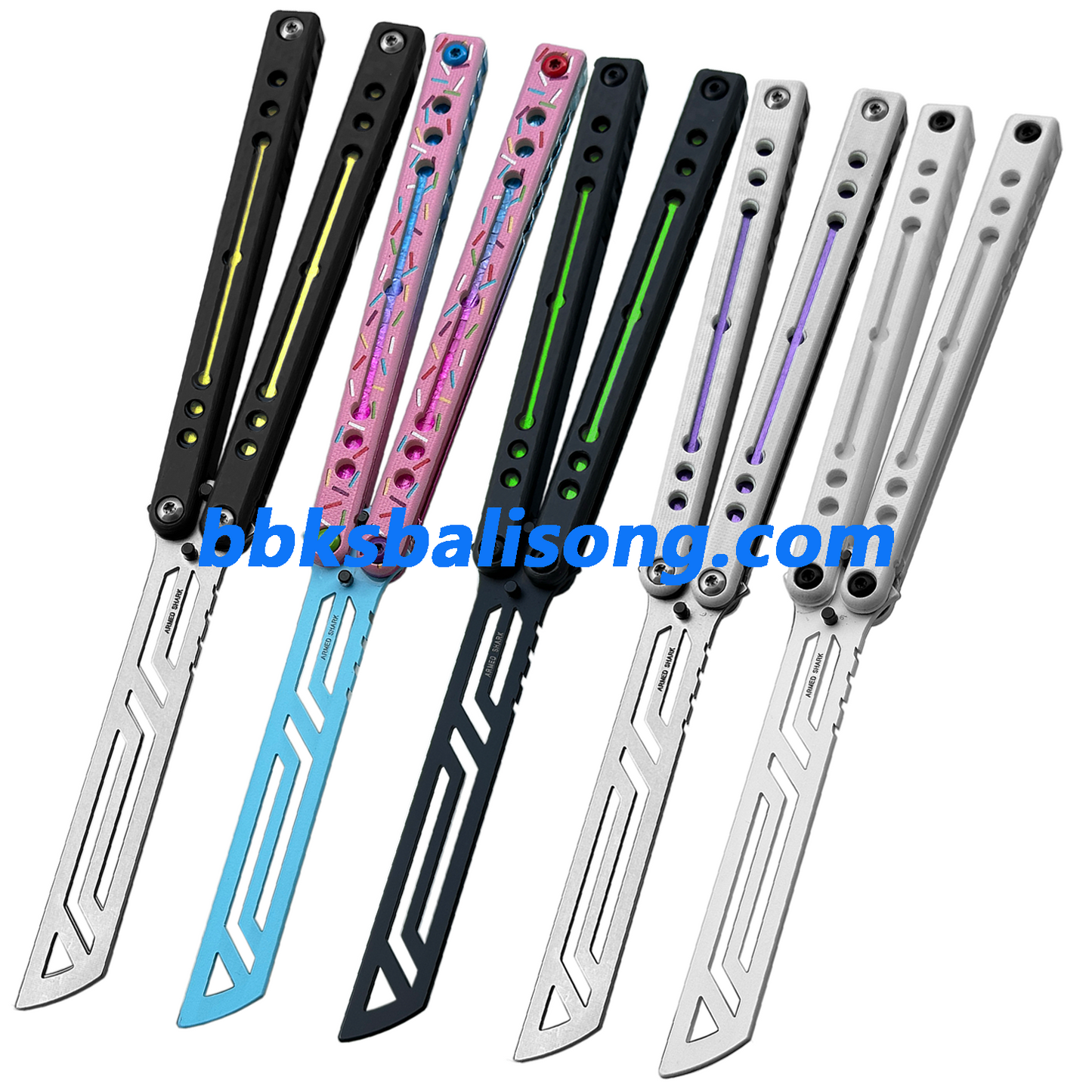 ARMED SHARK Nautilus V2 Balisong Clone