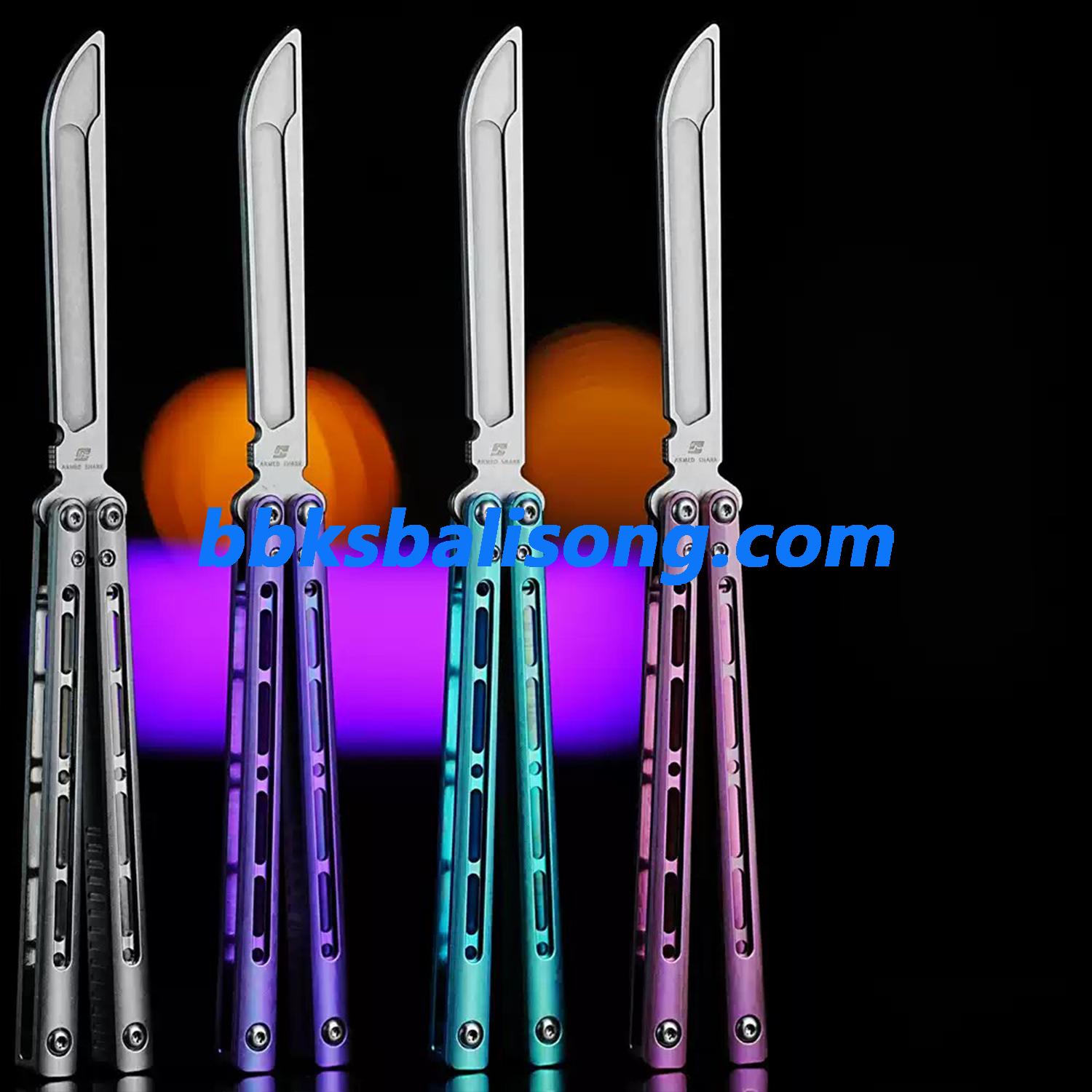 ARMED SHARK Sentinel V2 Balisong Clone Titanium Handle – BBKSbalisong