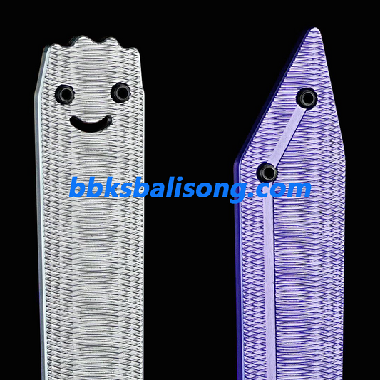 ARMED SHARK Squiddy-ALT Balisong Clone 7075 Aluminum Handle