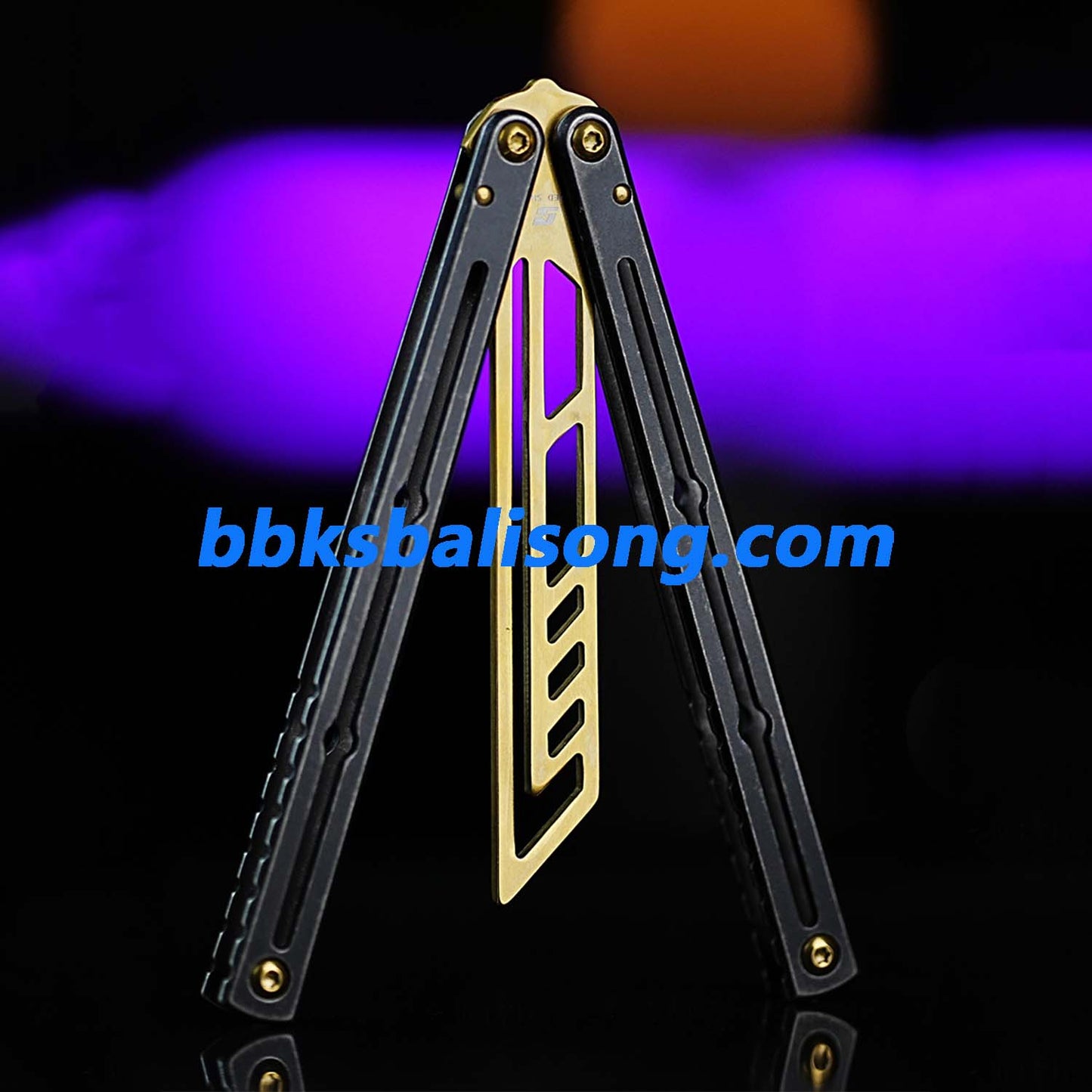 ARMED SHARK Steel Kraken V3 Balisong Clone Teflon Coating