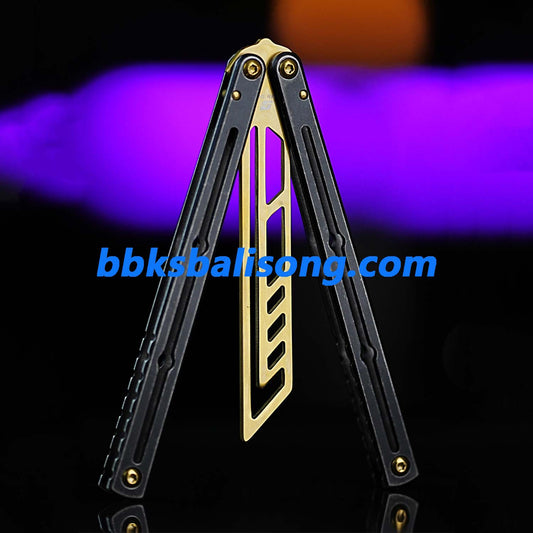 ARMED SHARK Steel Kraken V3 Balisong Clone Teflon Coating