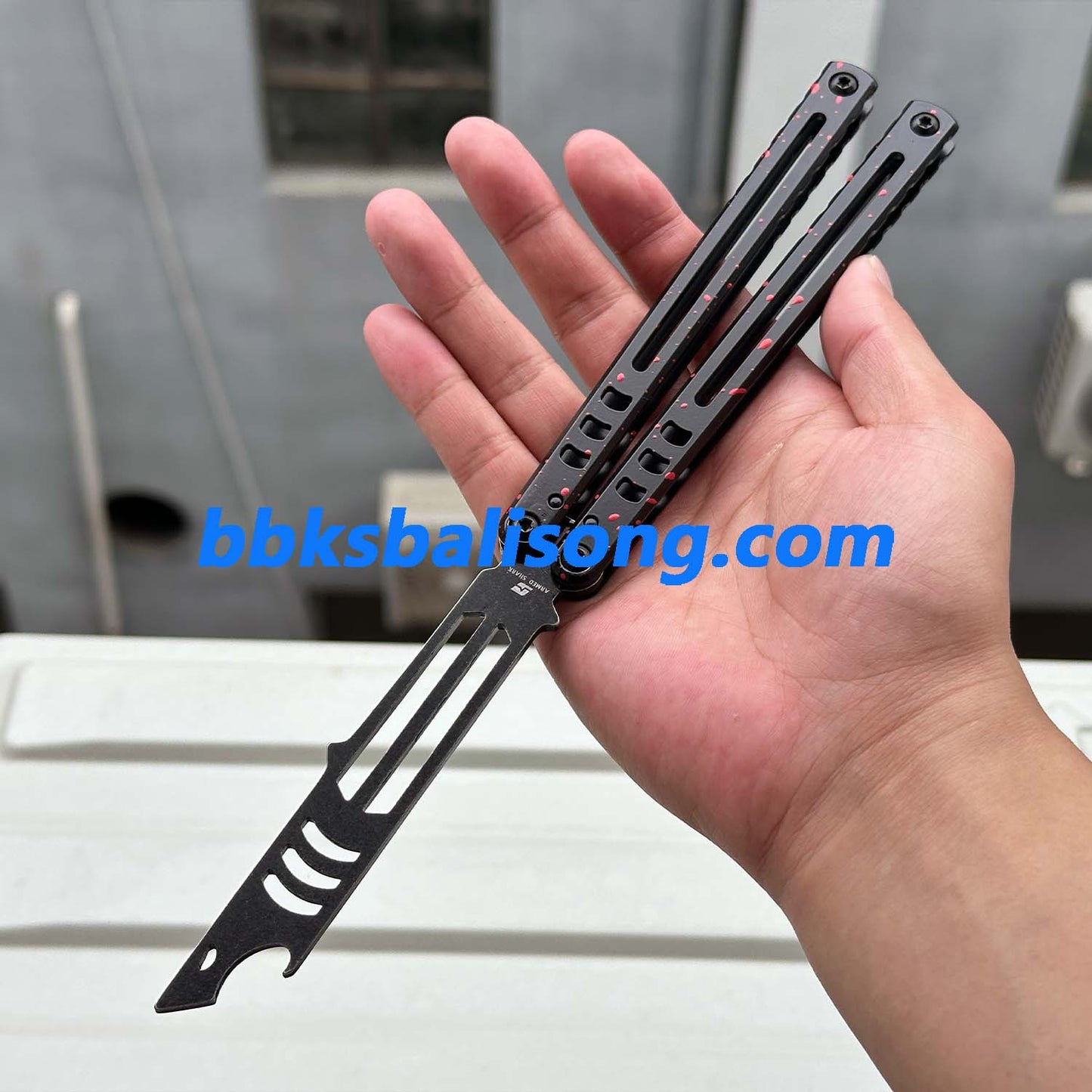 ARMED SHARK Steel Madko Balisong Clone