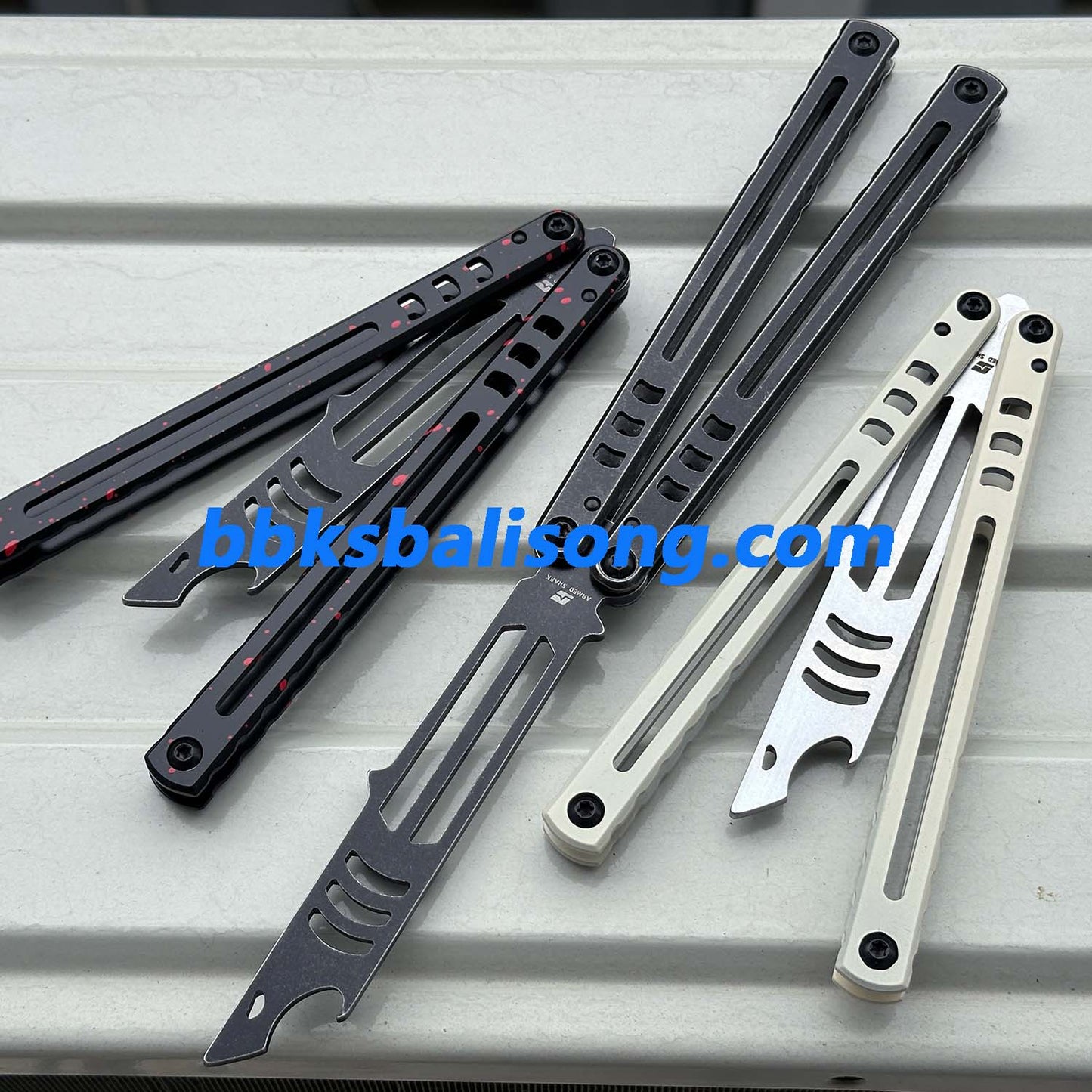 ARMED SHARK Steel Madko Balisong Clone