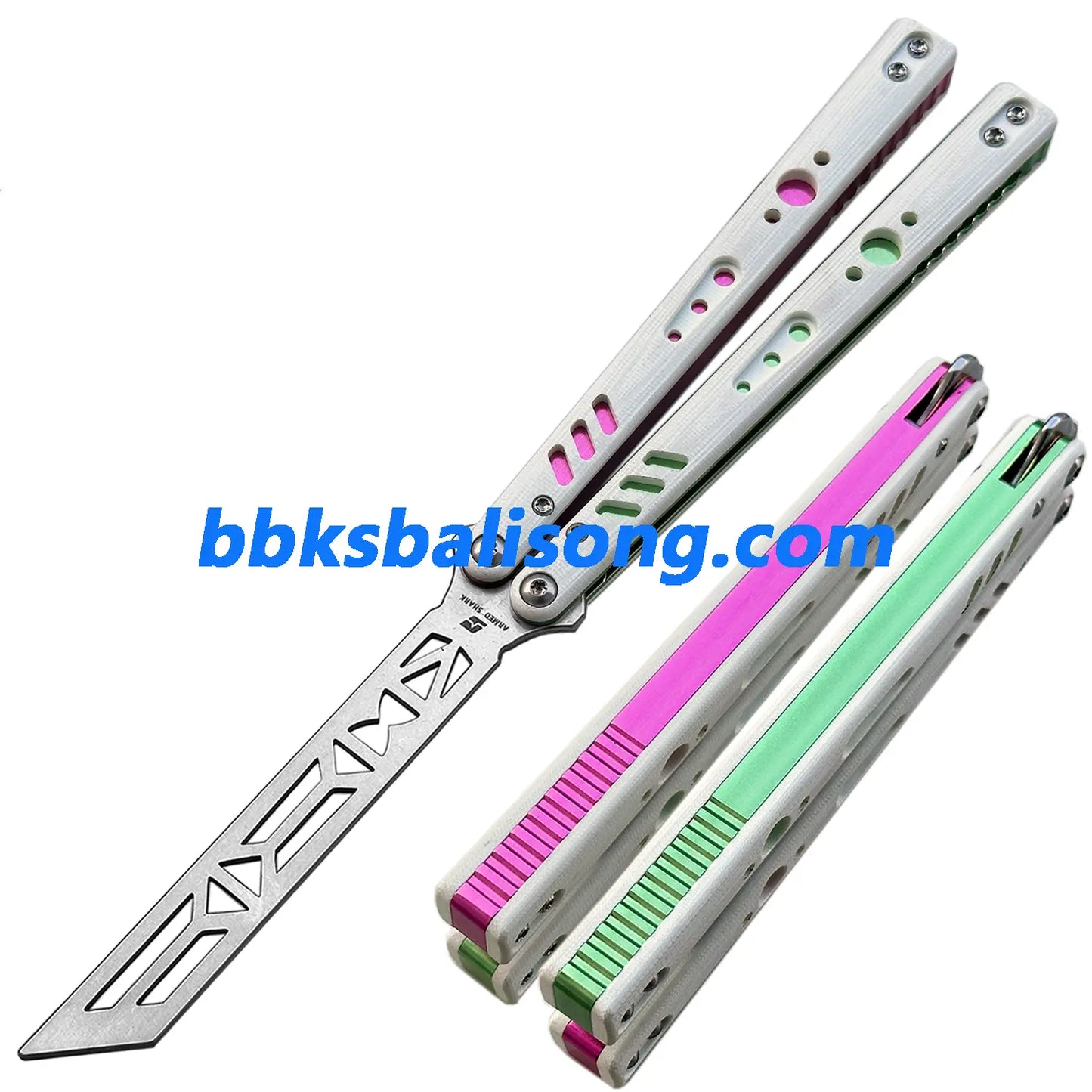 ARMED SHARK Aluminum Channel Replicant (REP) Balisong Clone BBKSbalisong