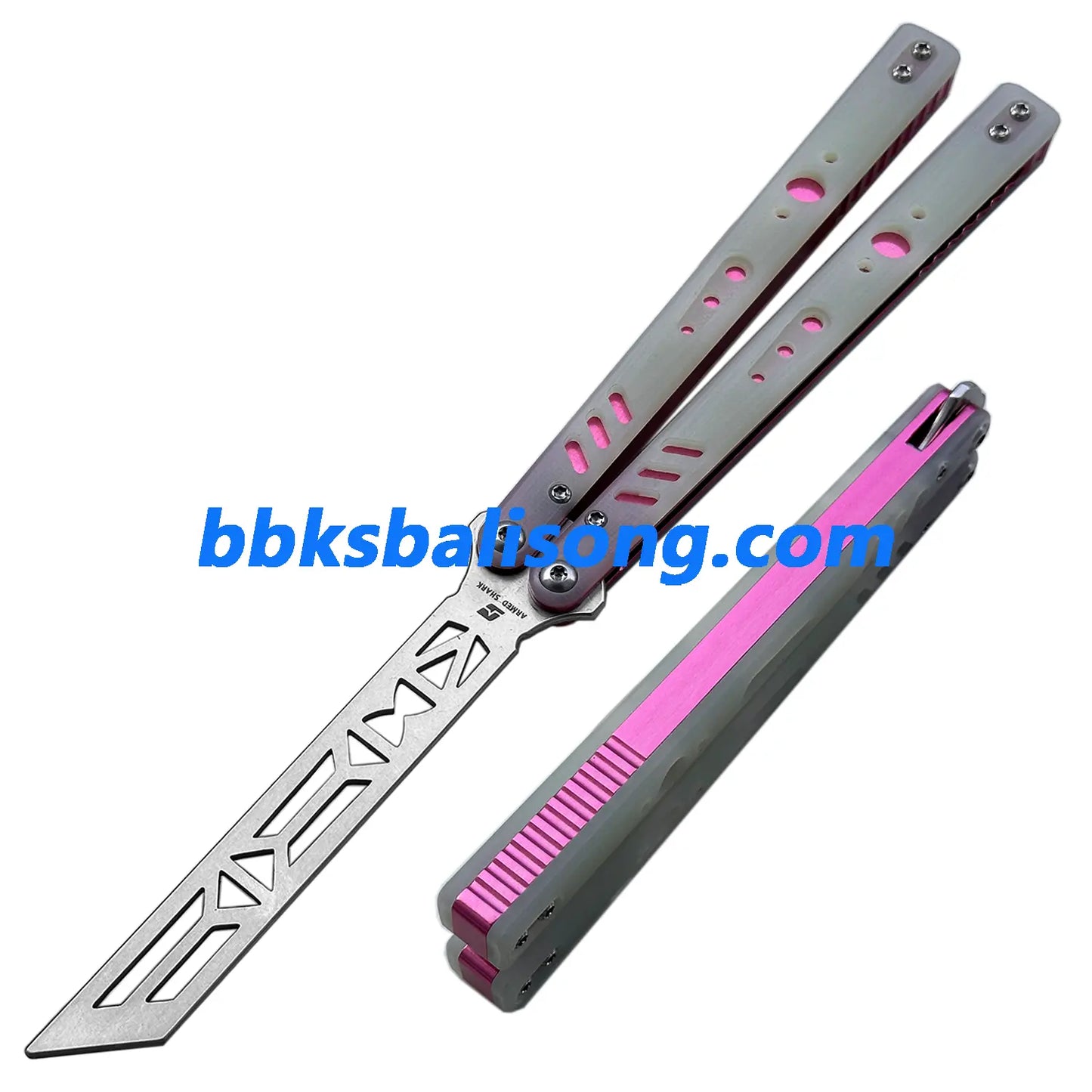 ARMED SHARK Aluminum Channel Replicant (REP) Balisong Clone BBKSbalisong