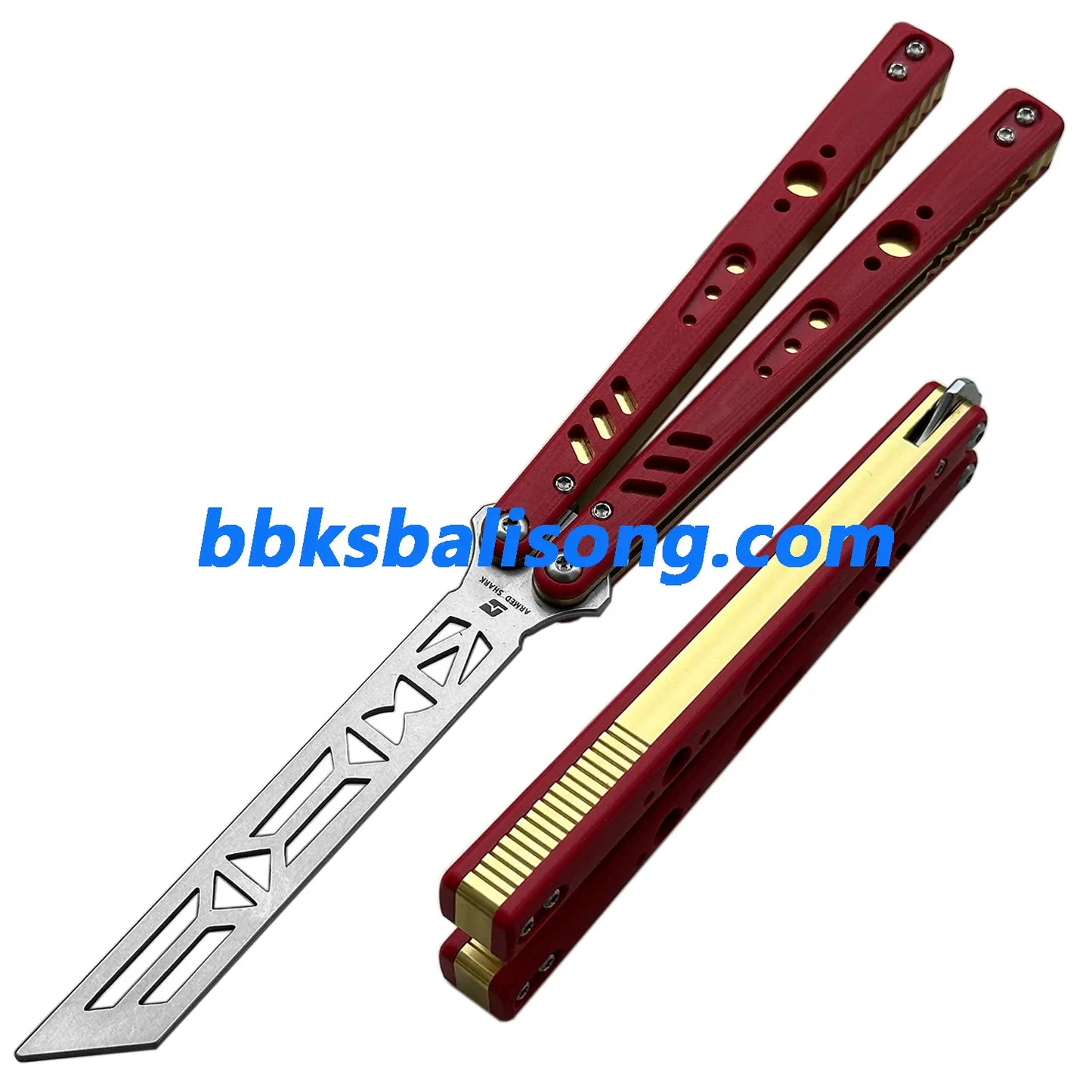 ARMED SHARK Aluminum Channel Replicant (REP) Balisong Clone BBKSbalisong