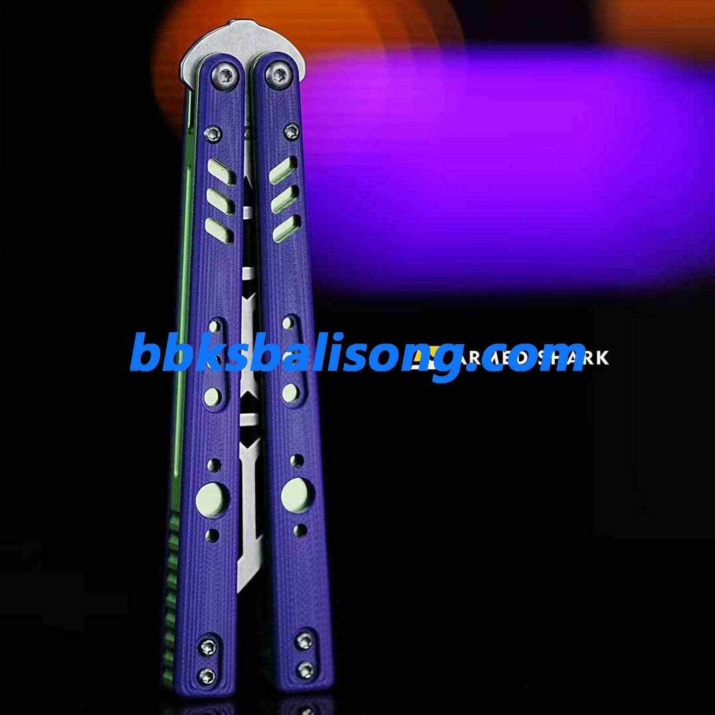 ARMED SHARK Aluminum Channel Replicant V2 Balisong Clone