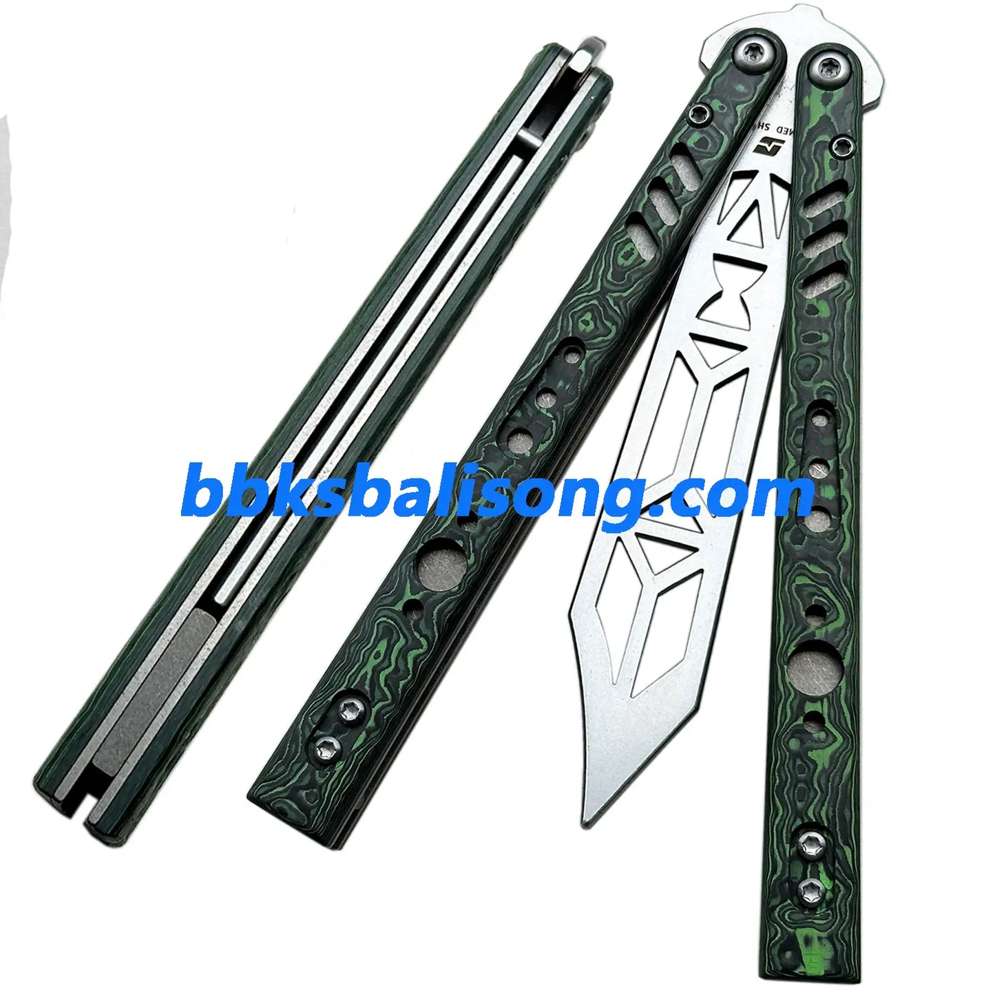 ARMED SHARK BRS Replicant (REP) Balisong Clone Titanium+G10 Handle BBKSbalisong