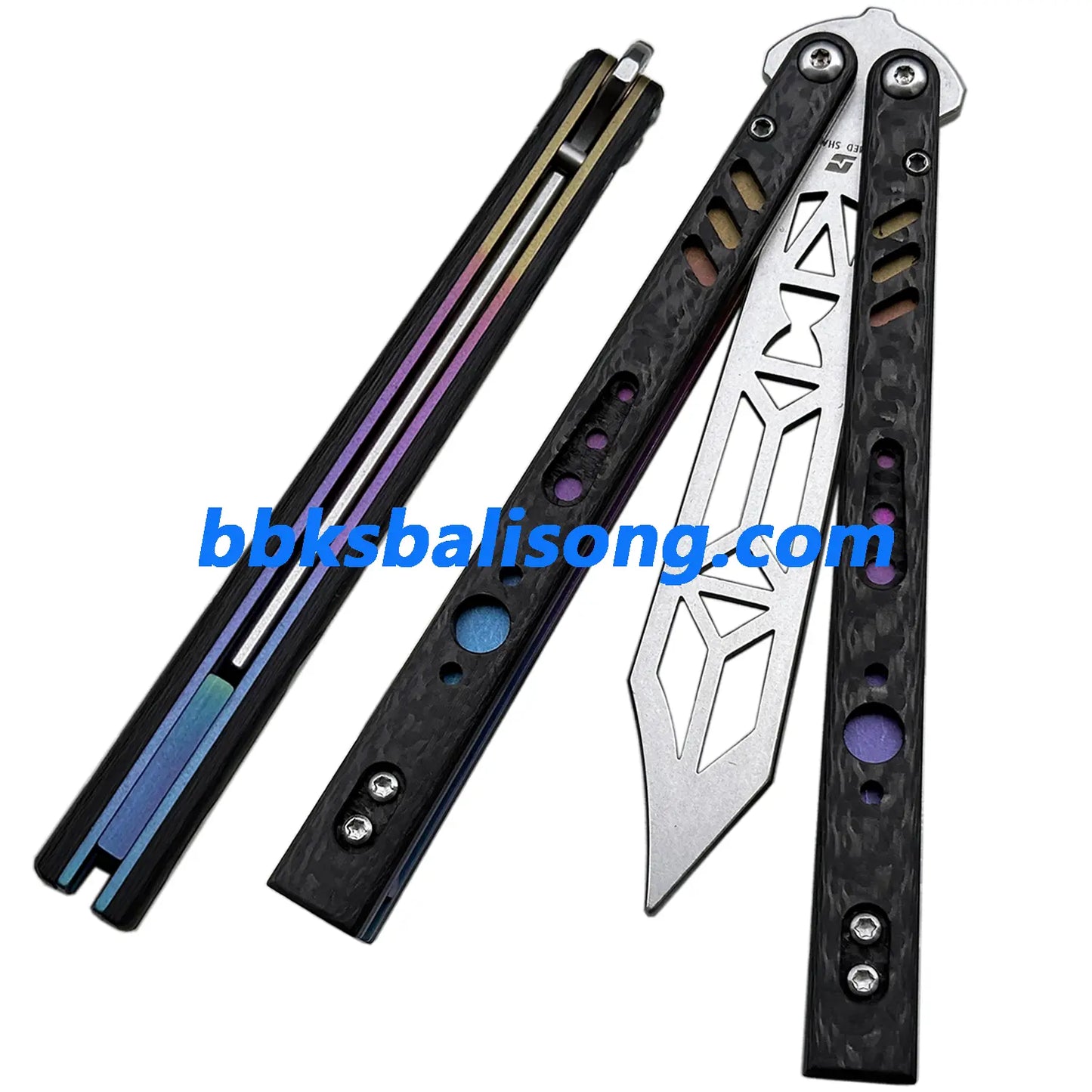 ARMED SHARK BRS Replicant (REP) Balisong Clone Titanium+G10 Handle BBKSbalisong