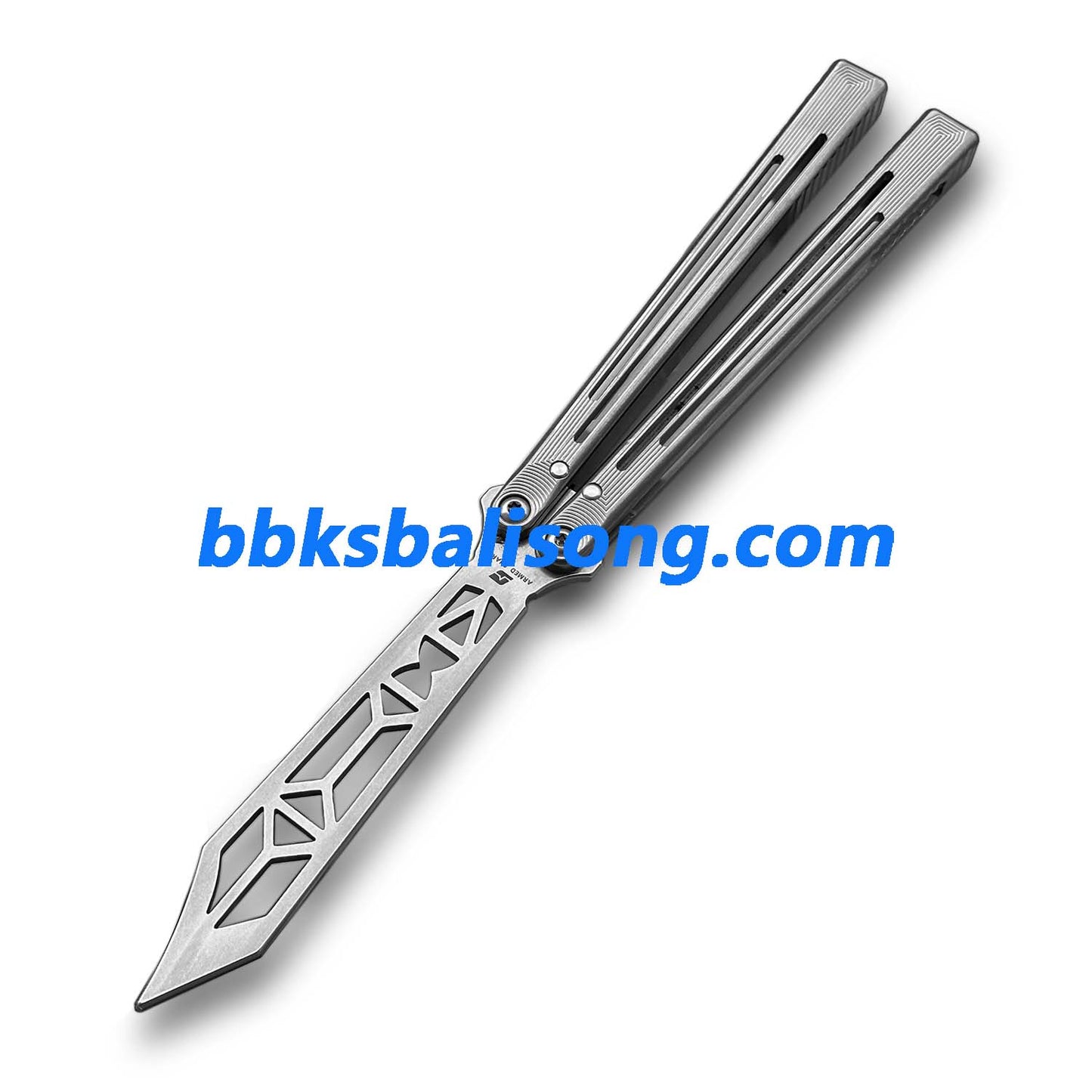 ARMED SHARK Gold Dust Replicant Balisong Clone Titanium Handle