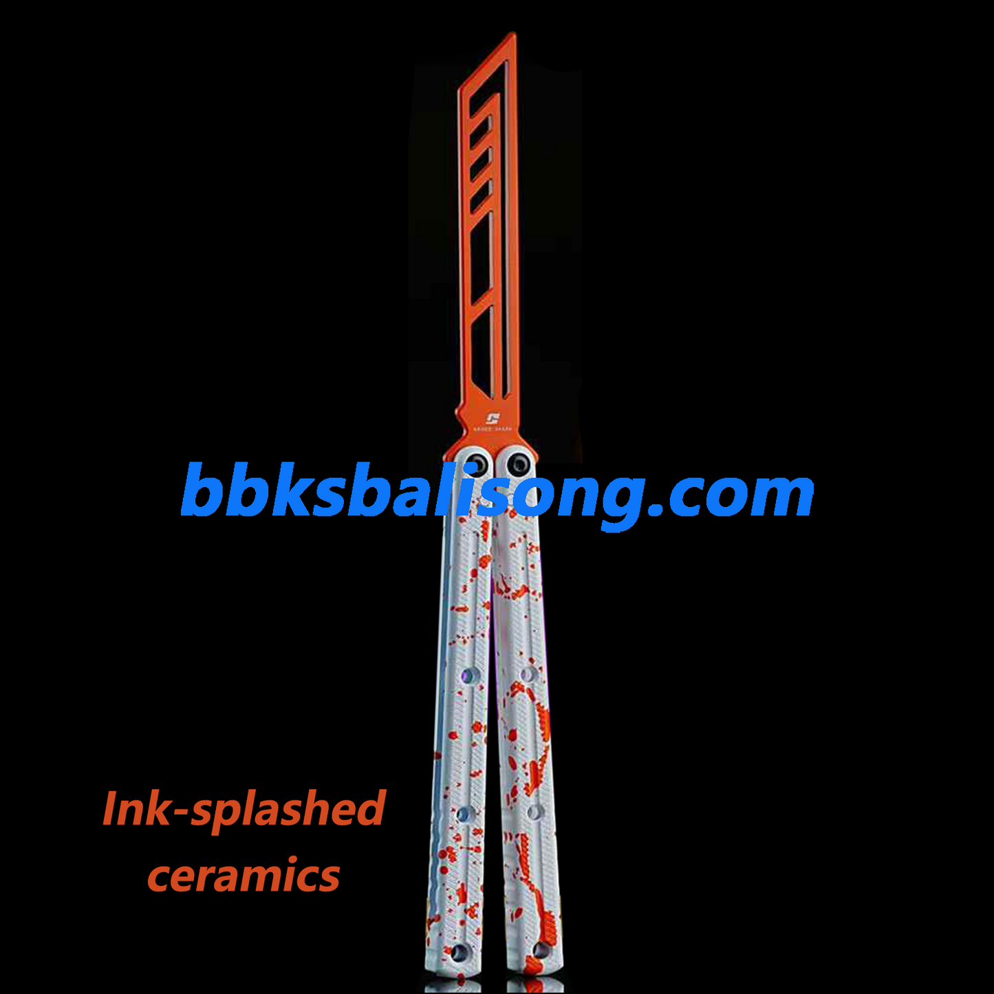 ARMED SHARK Krake Raken (Kraken) V3 Balisong Clone 7075 Aluminum Handle