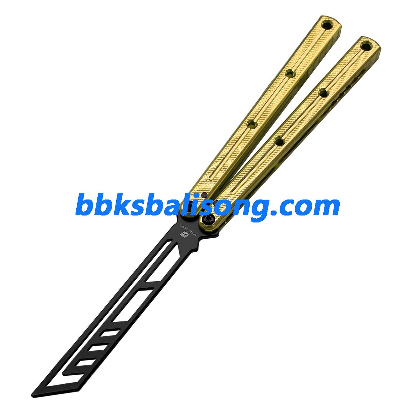 ARMED SHARK Krake Raken (Kraken) V3 Balisong Clone 7075 Aluminum Handle