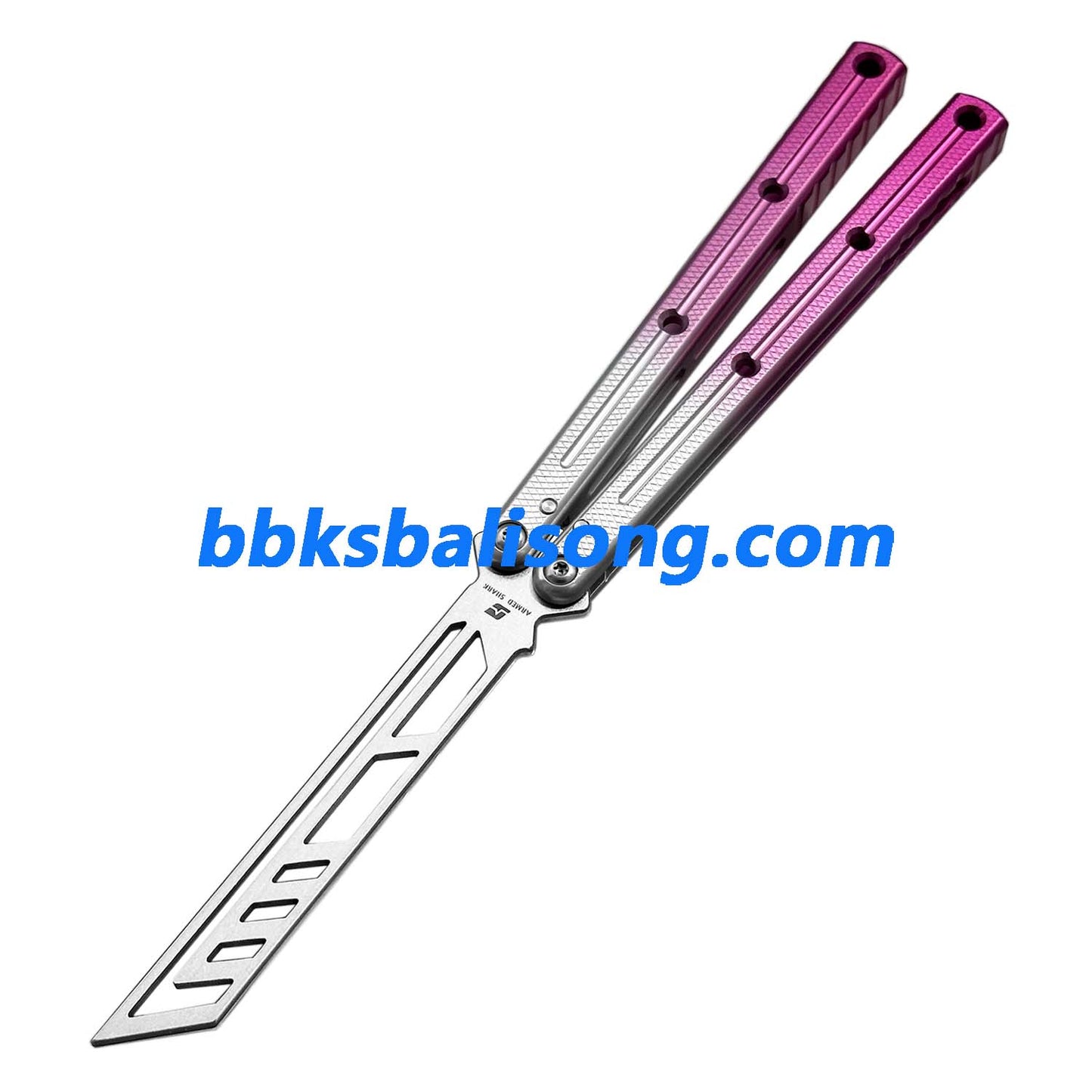 ARMED SHARK Krake Raken (Kraken) V3 Balisong Clone 7075 Aluminum Handle