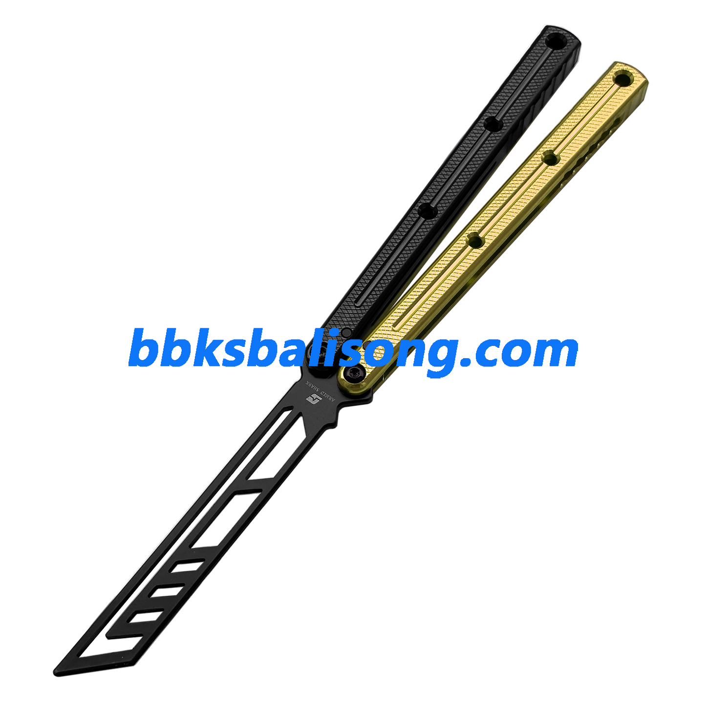 ARMED SHARK Krake Raken (Kraken) V3 Balisong Clone 7075 Aluminum Handle