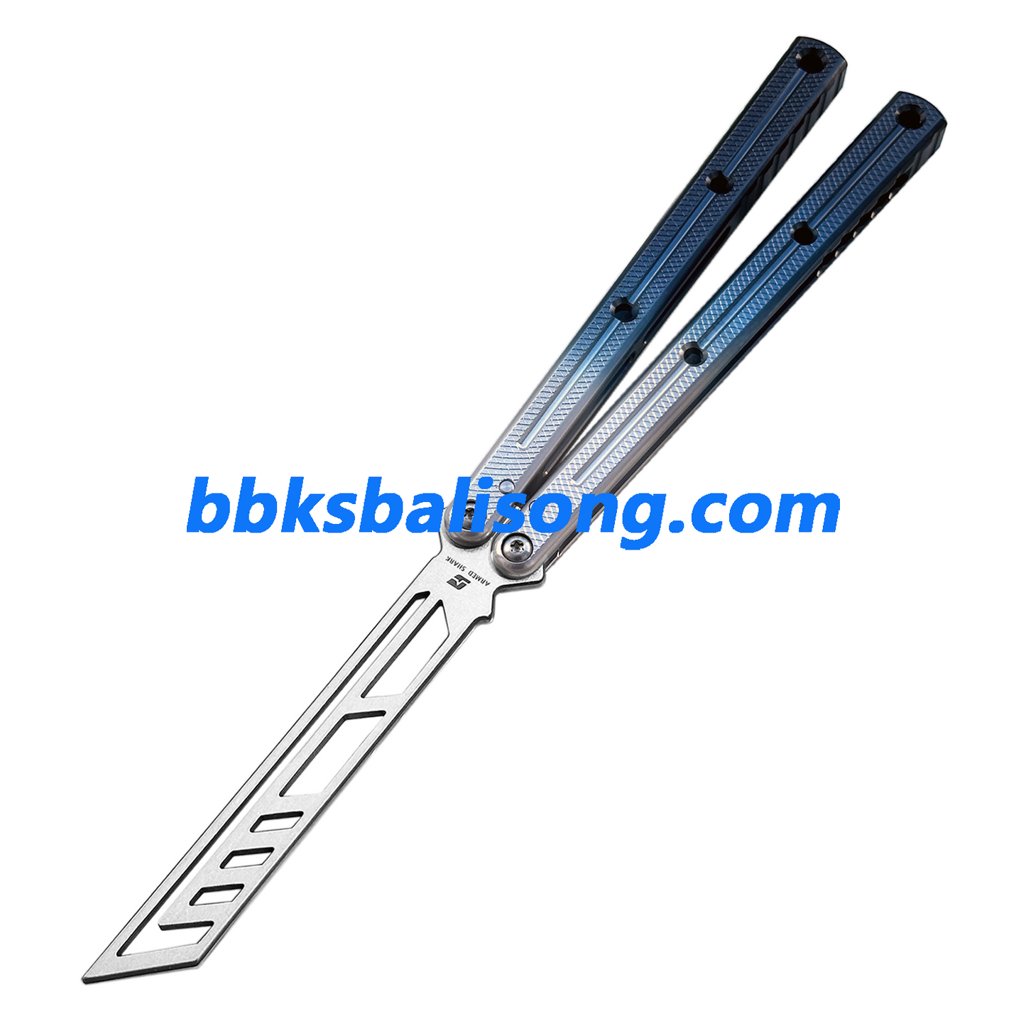 ARMED SHARK Krake Raken (Kraken) V3 Balisong Clone 7075 Aluminum Handle