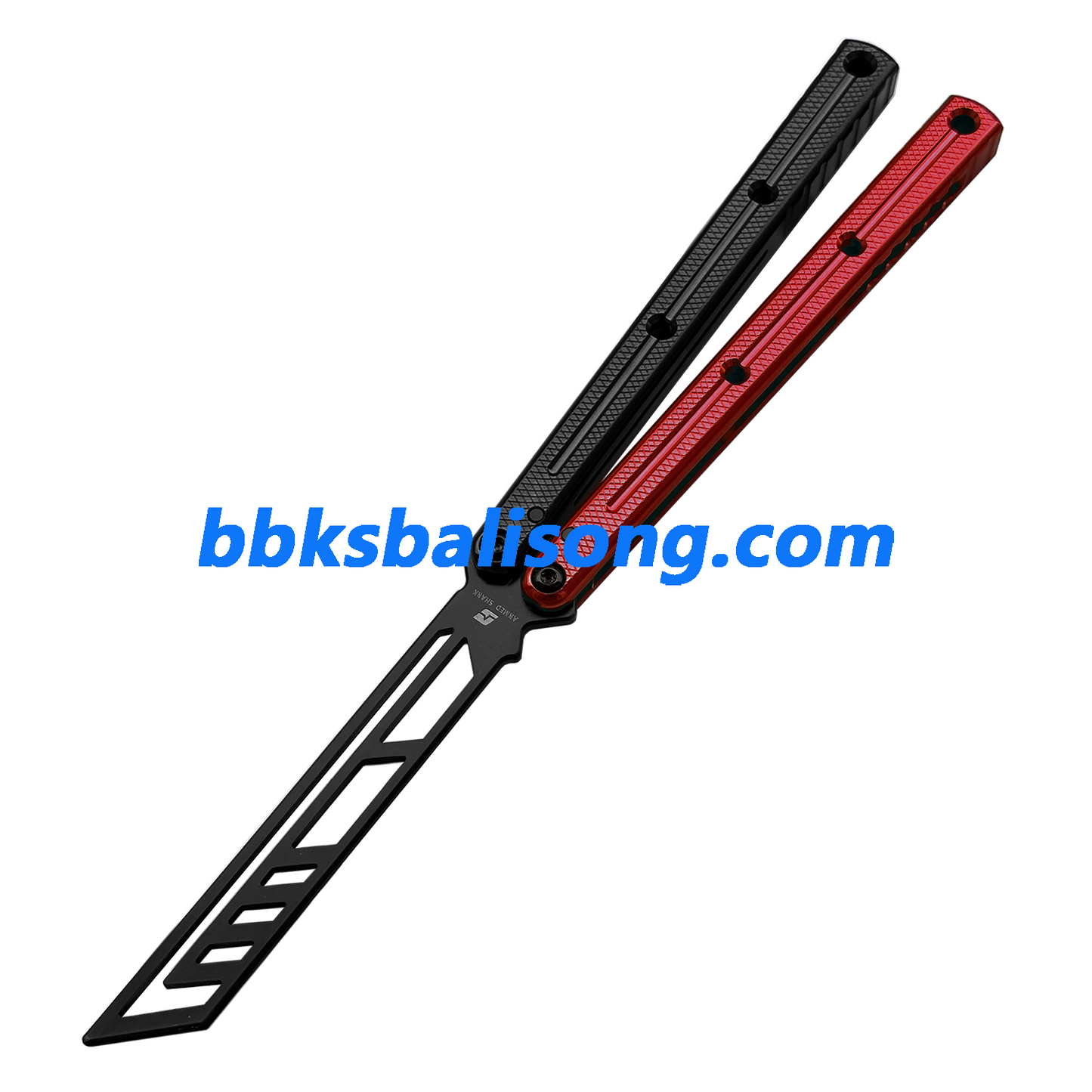 ARMED SHARK Krake Raken (Kraken) V3 Balisong Clone 7075 Aluminum Handle