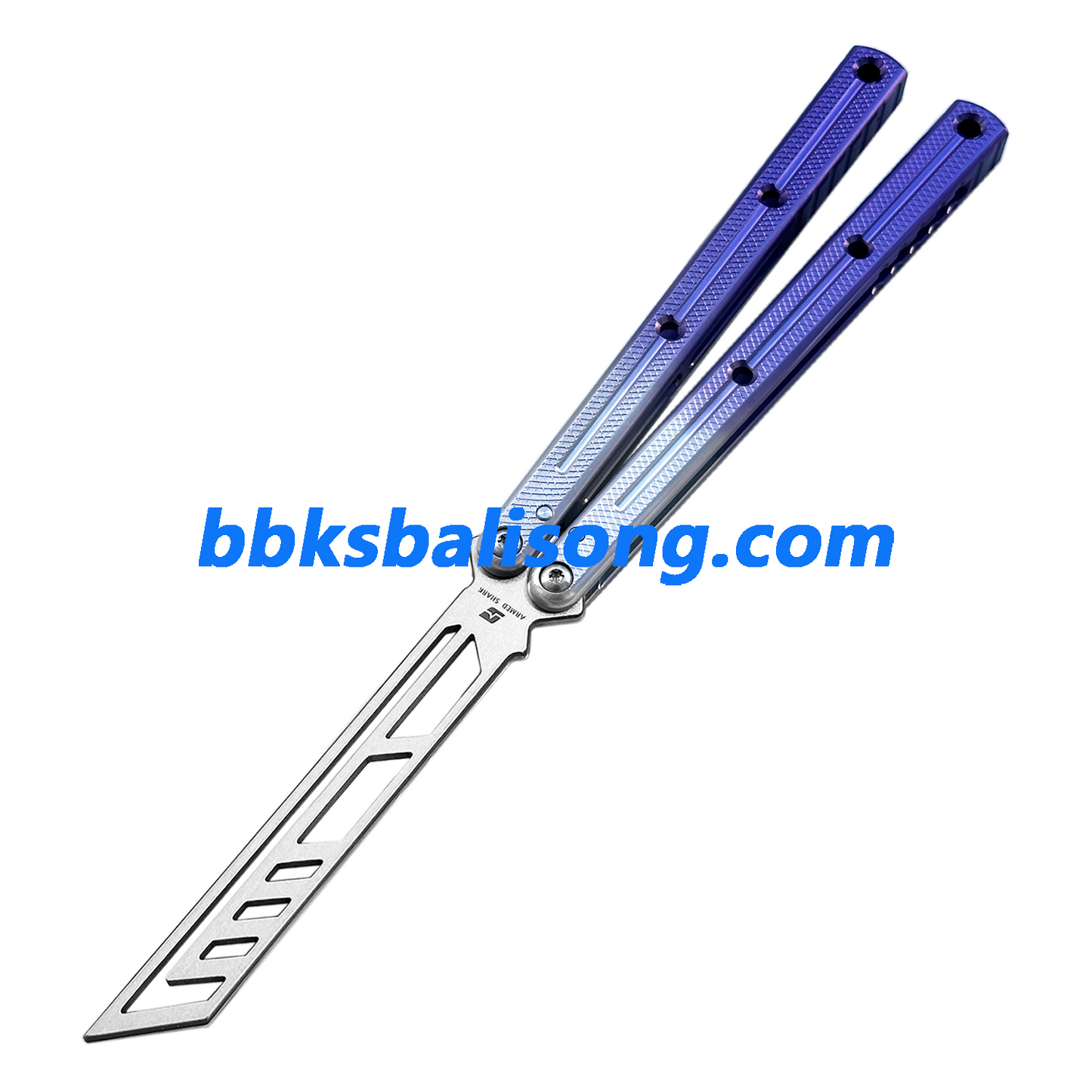 ARMED SHARK Krake Raken (Kraken) V3 Balisong Clone 7075 Aluminum Handle