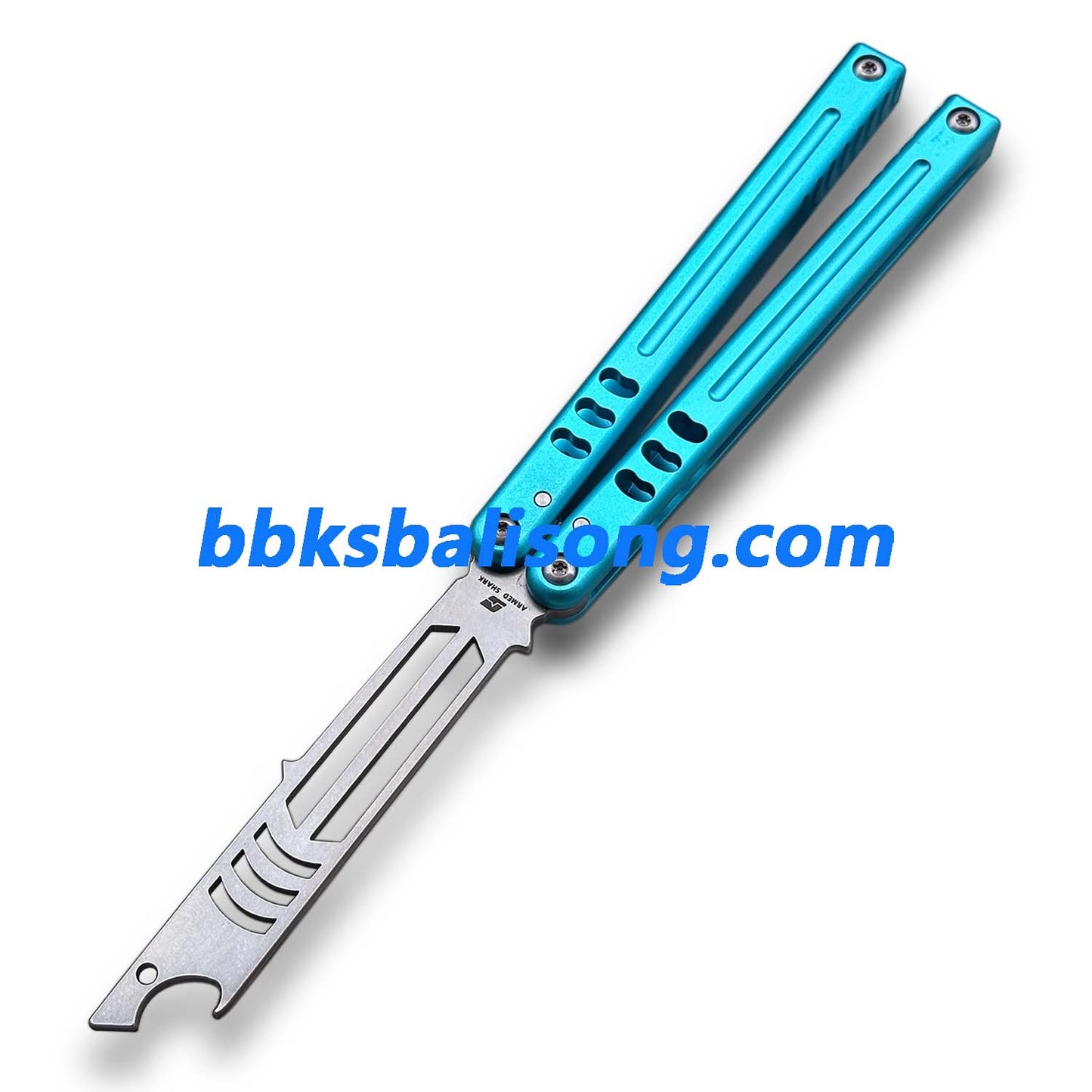 ARMED SHARK Mako V5 Balisong Clone Bottle Opener 6061 Aluminum