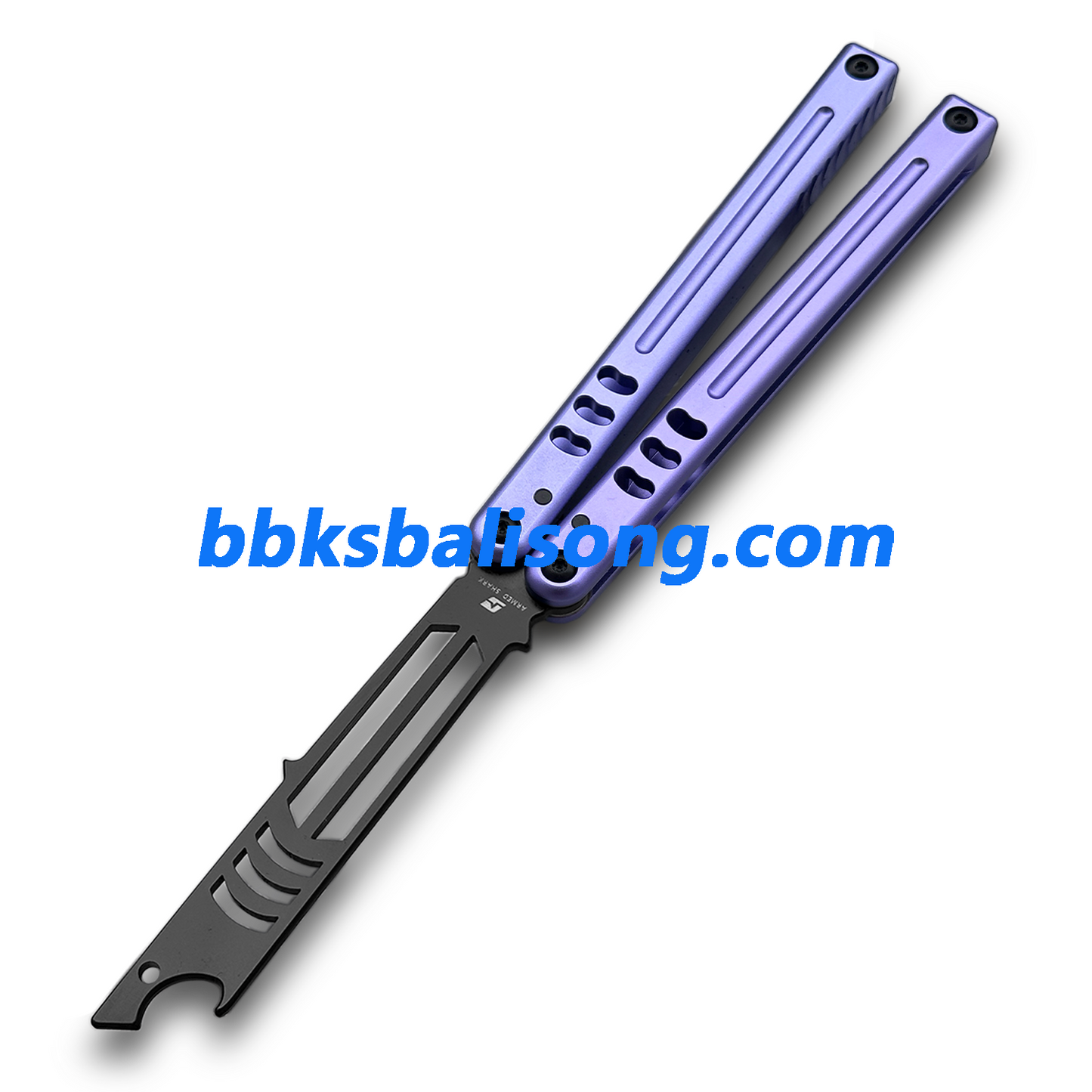 ARMED SHARK Mako V5 Balisong Clone Bottle Opener 6061 Aluminum