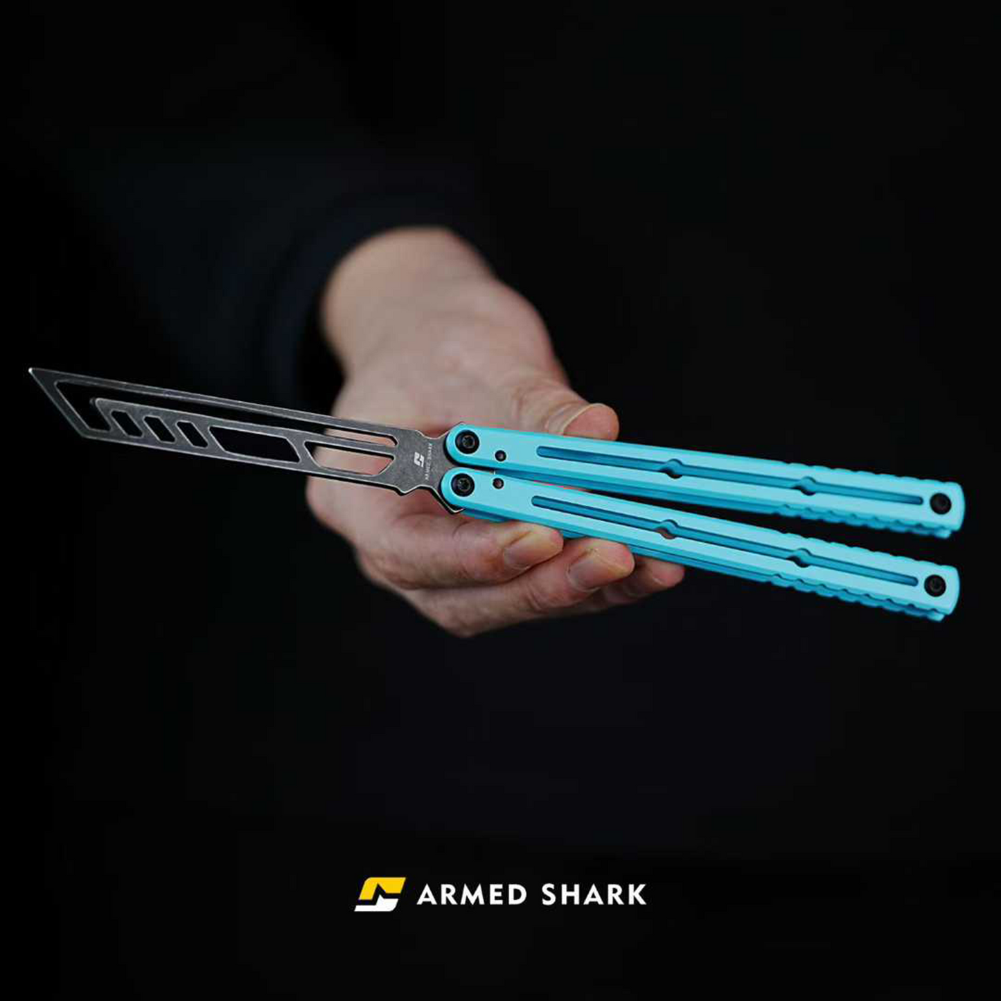 ARMED SHARK Steel Kraken V3 Balisong Clone Teflon Coating
