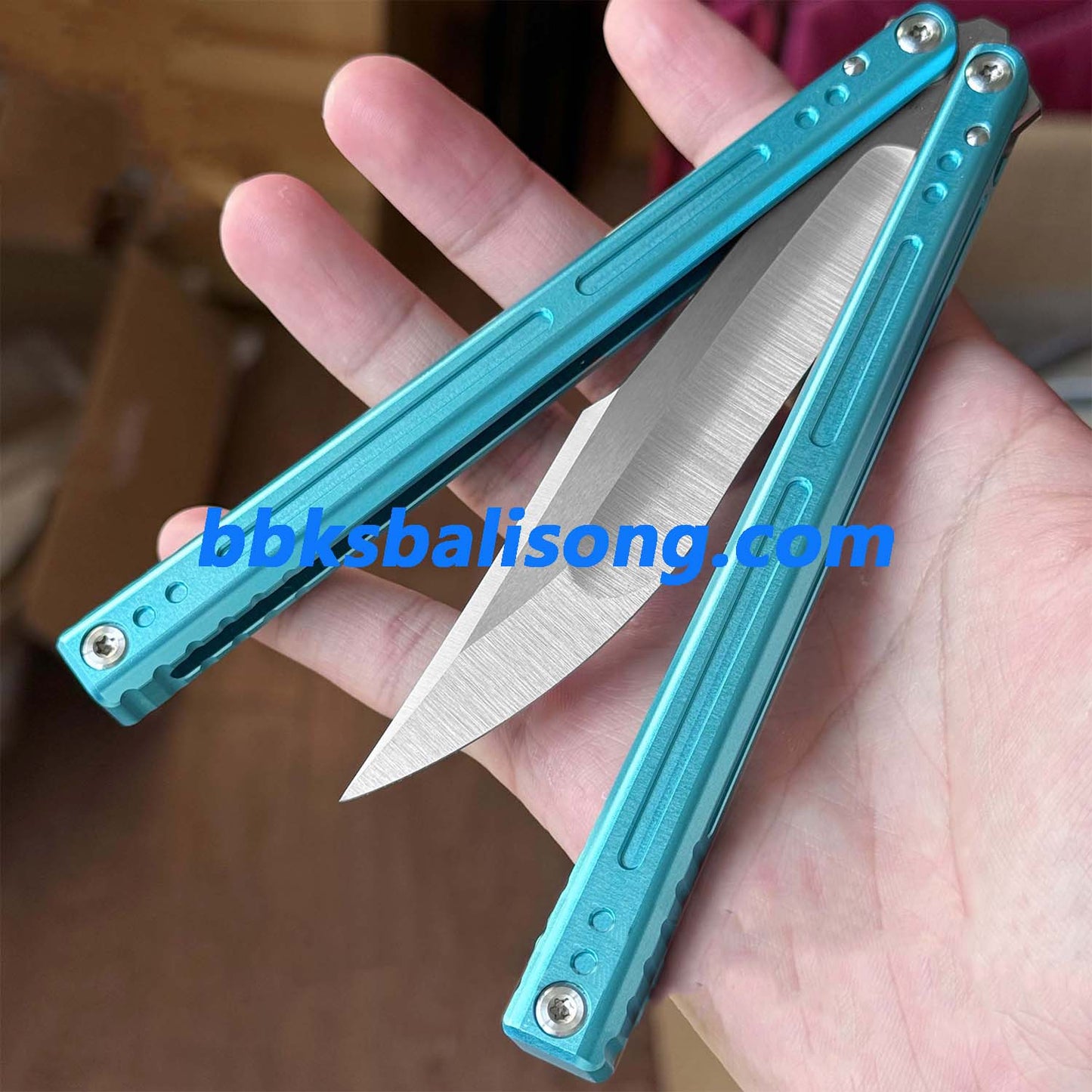 Asgard Blue Sky Original Balisong 7075 Aluminum Bushings System