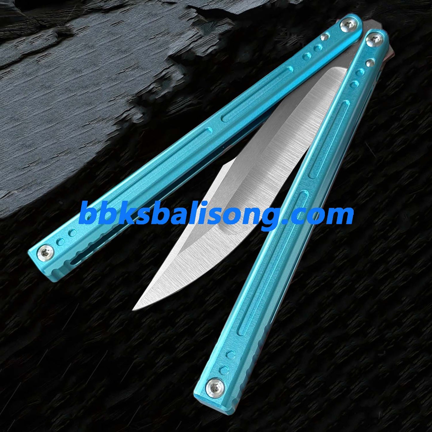 Asgard Blue Sky Original Balisong 7075 Aluminum Bushings System