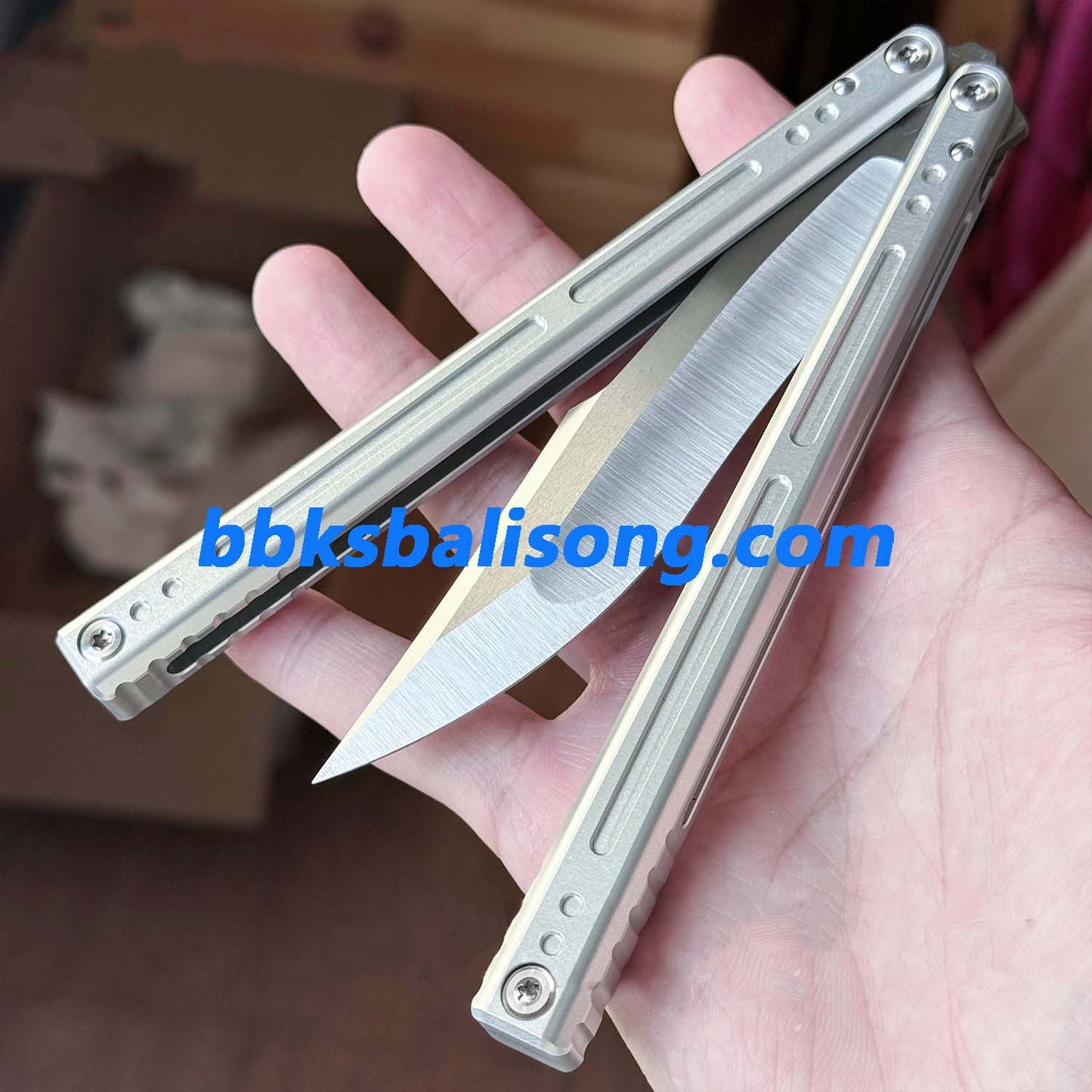 Asgard Blue Sky Original Balisong 7075 Aluminum Bushings System