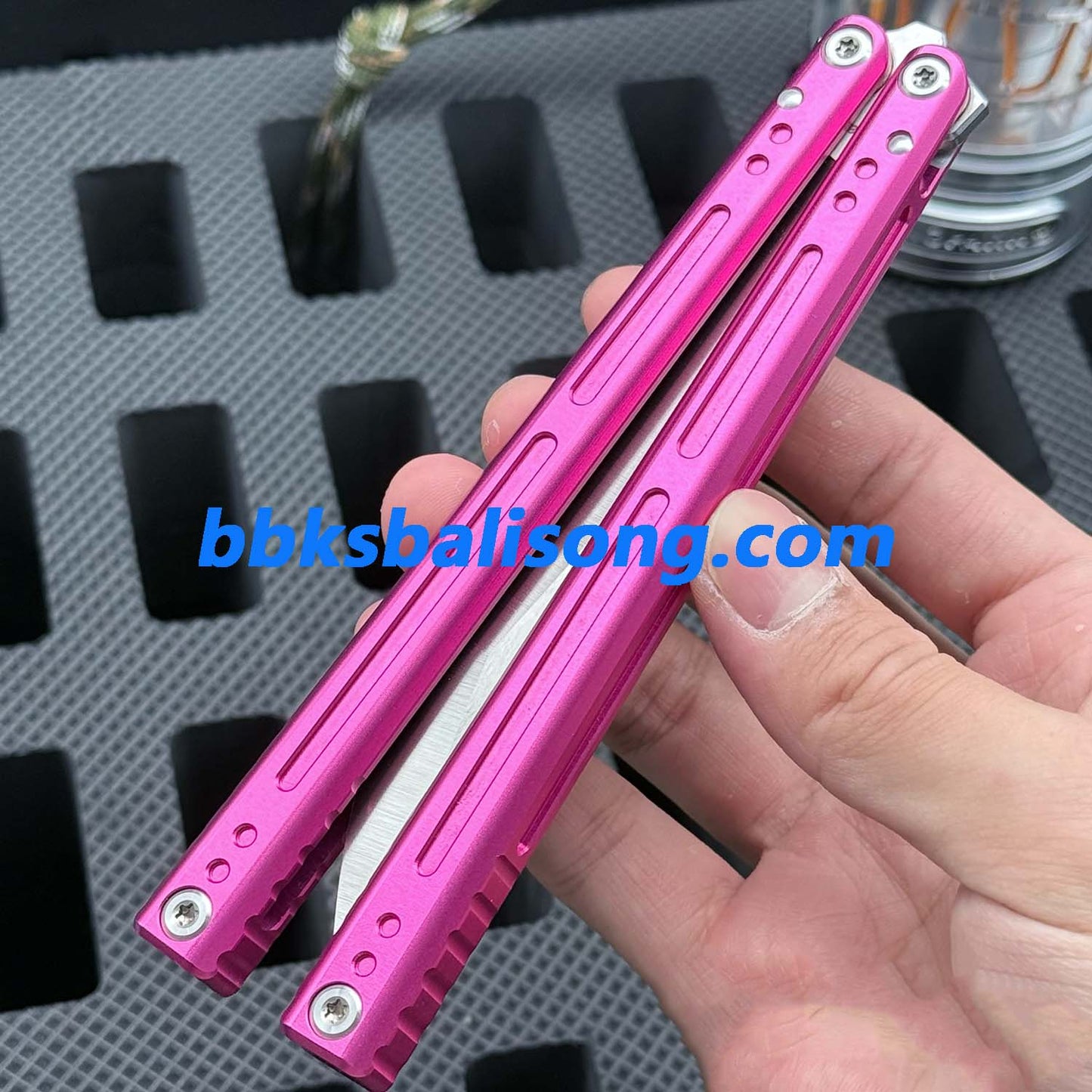 Asgard Blue Sky Original Balisong 7075 Aluminum Bushings System